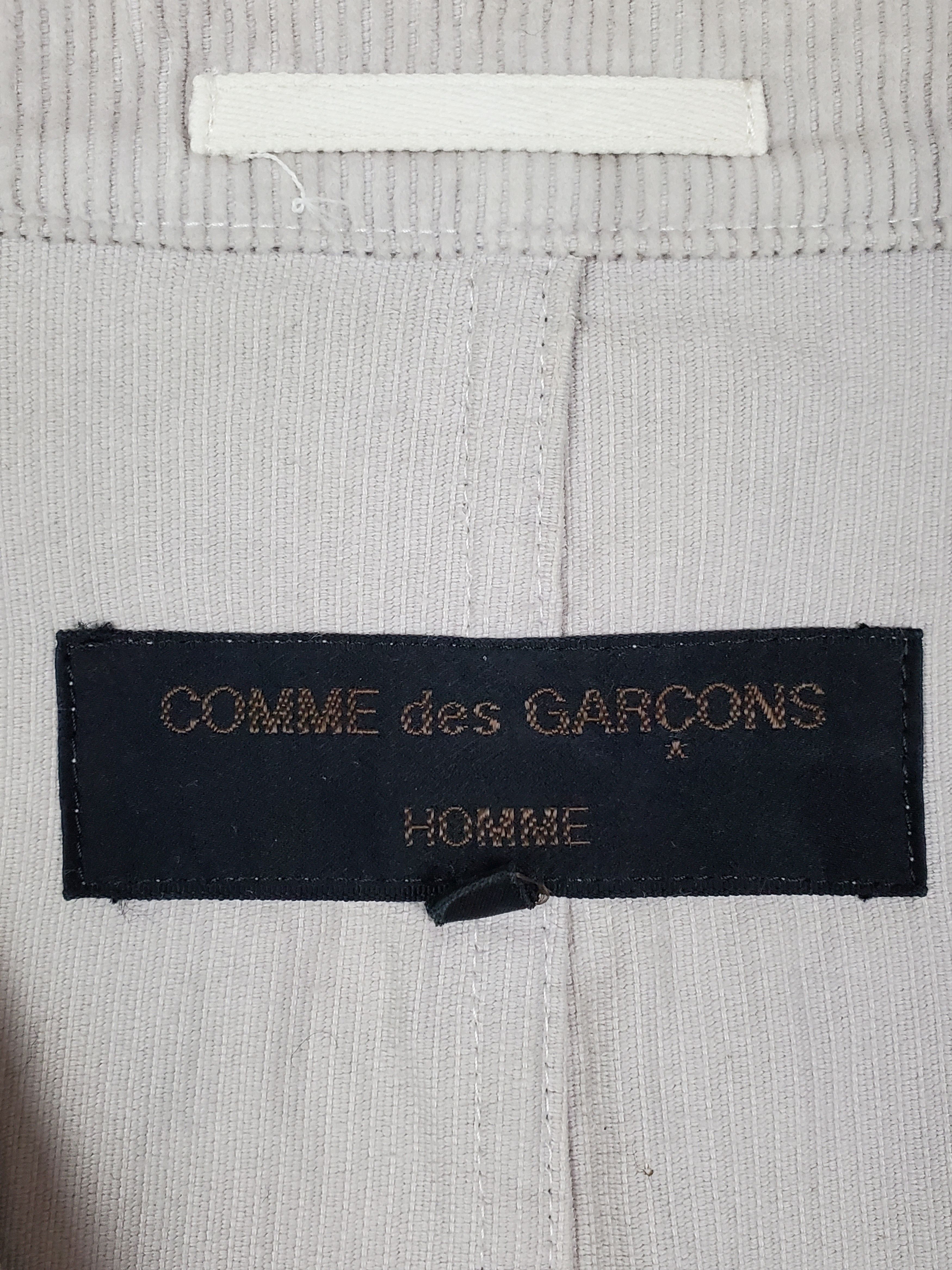 Comme des Garcons × Comme des Garcons Homme × Japanese Brand Comme Des Garcons Homme Corduroy Jacket Size US M / EU 48-50 / 2 - 8 Thumbnail