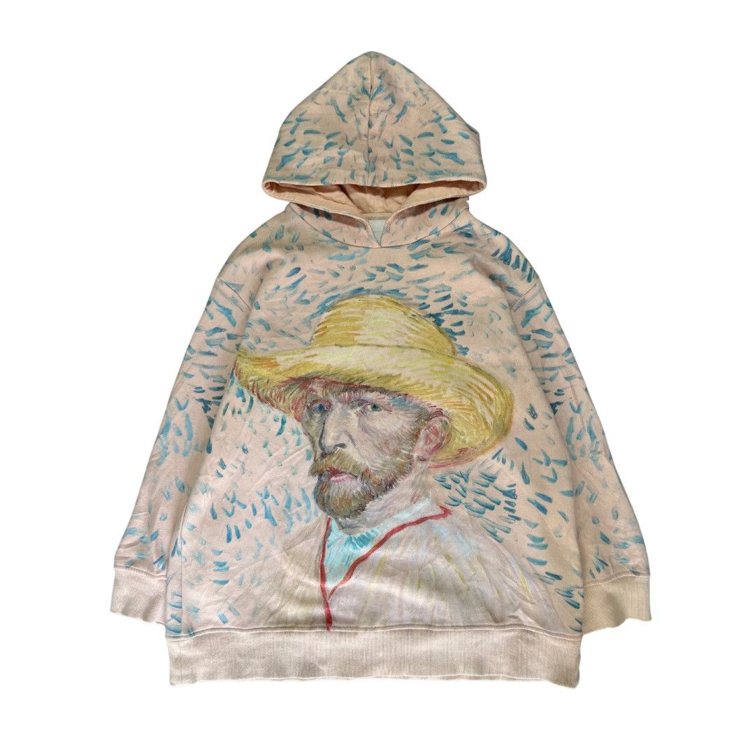 Vintage Vincent Van Gogh Art Painting Lace Up Hoodie Size US L / EU 52-54 / 3 - 1 Thumbnail