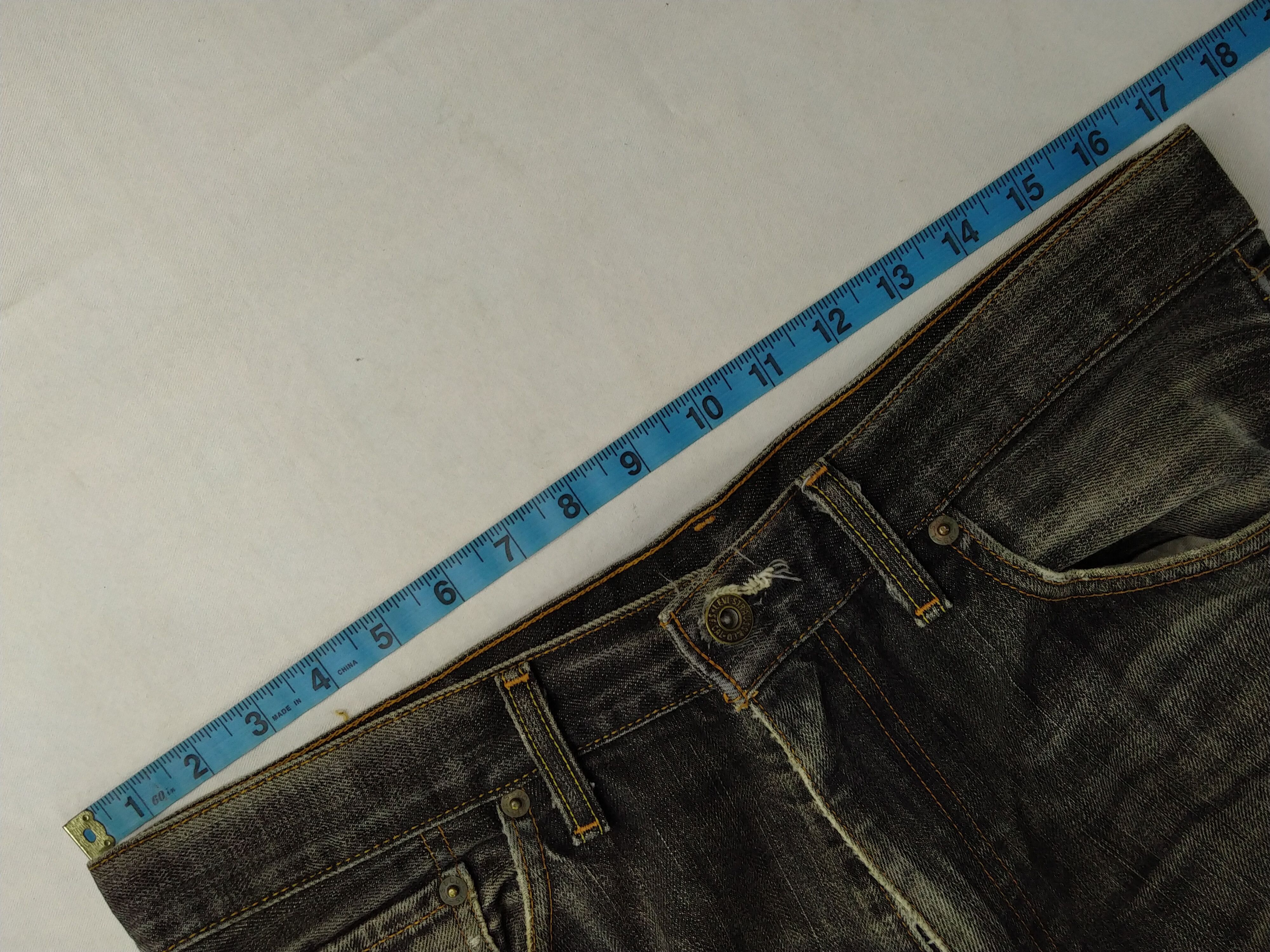 Levi's Black Distressed Vintage Levi's 502 34x28 Denim -JN937 Size US 34 / EU 50 - 5 Thumbnail