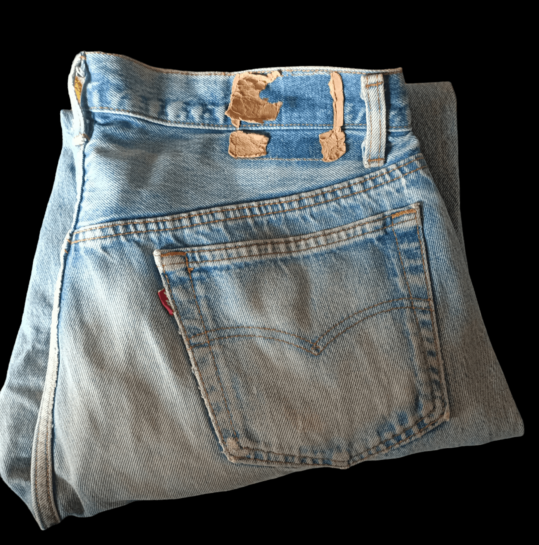 Levi's × Vintage Vintage 80's Levi's Single R Redtab Men Distress Jeans Size US 34 / EU 50 - 11 Thumbnail