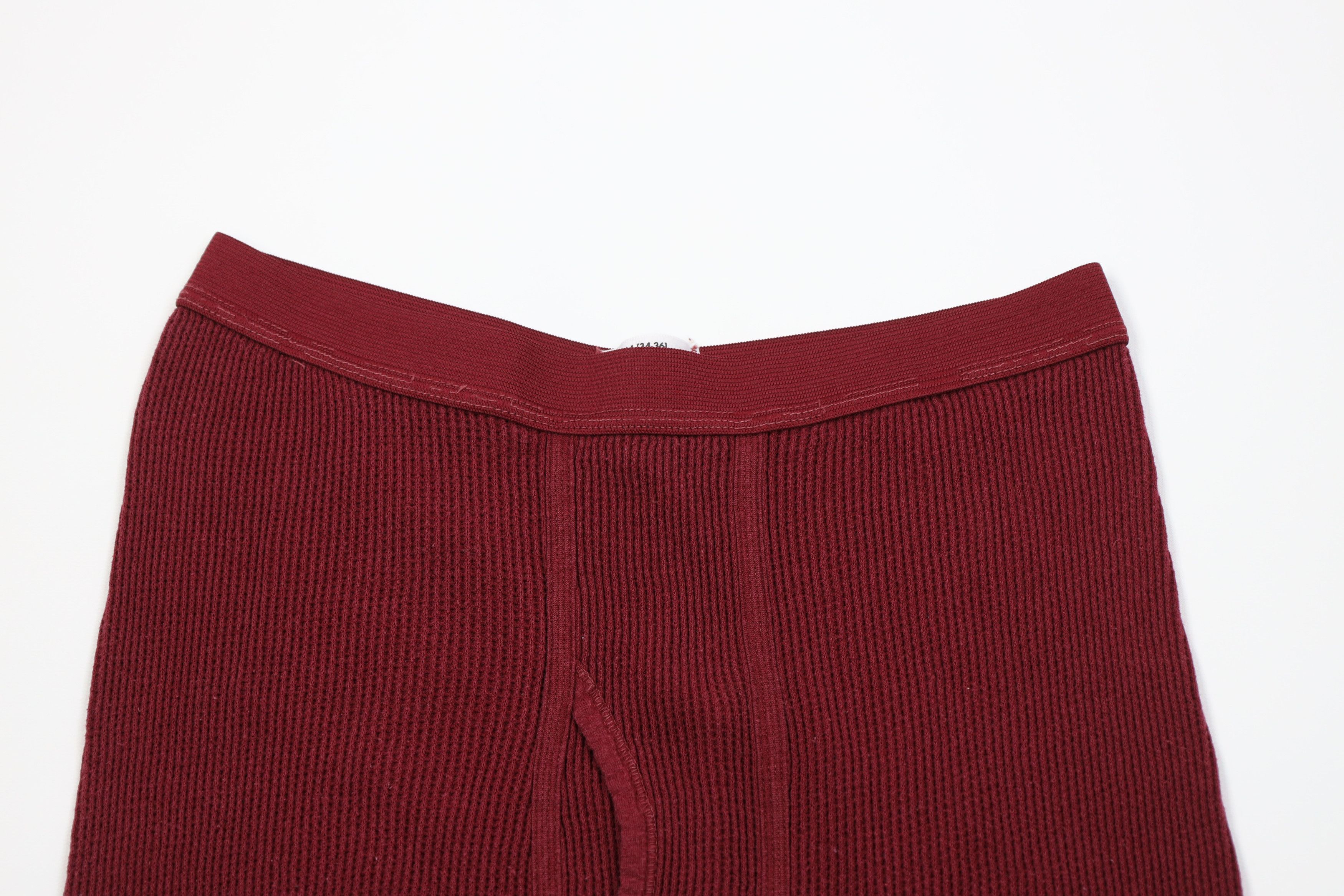 Vintage Vintage 70s Streetwear Layer Thermal Waffle Knit Pants USA Size US 34 / EU 50 - 2 Thumbnail