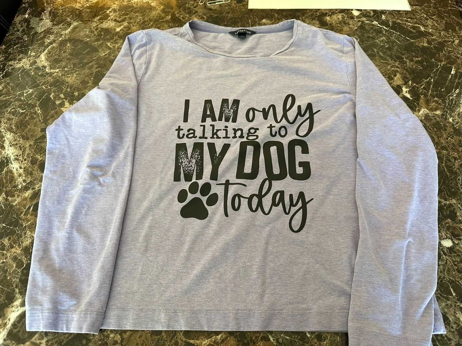 The Unbranded Brand Womens Large Dog Humor Tee Size L / US 10 / IT 46 - 3 Thumbnail