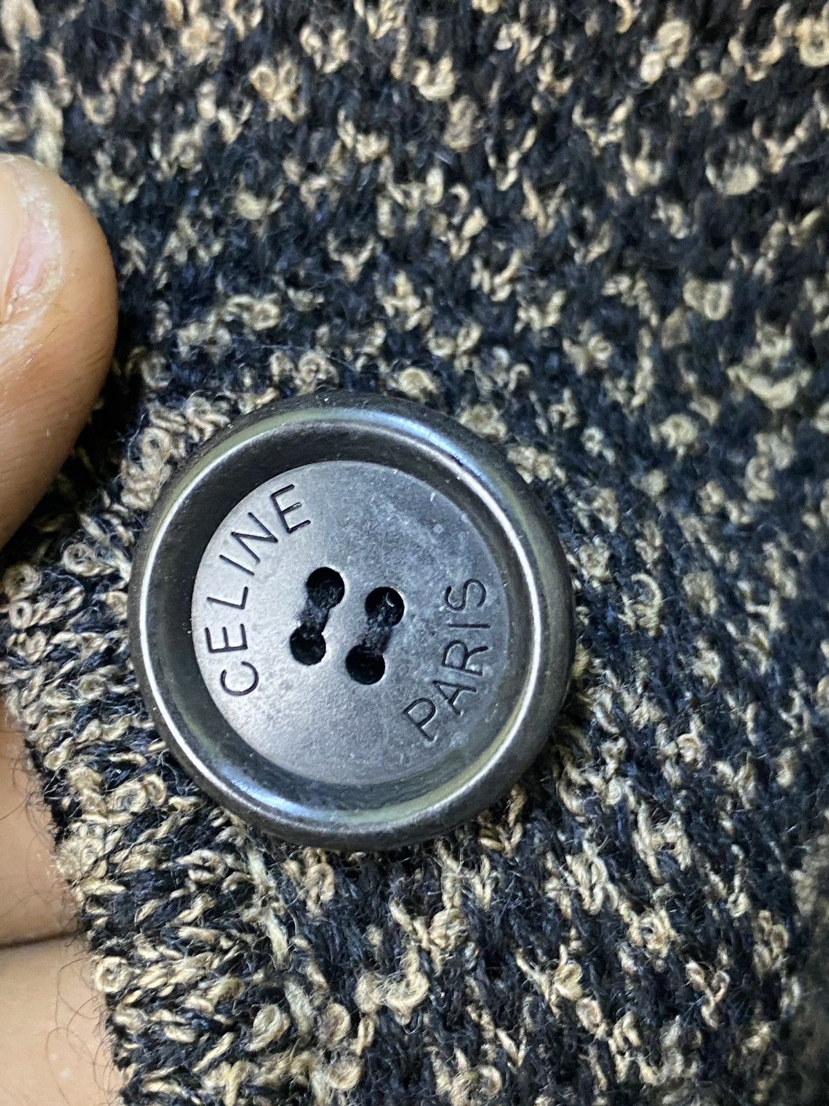 Celine × Hedi Slimane Vintage Celine Wool Trench Jacket Size M / US 6-8 / IT 42-44 - 11 Thumbnail