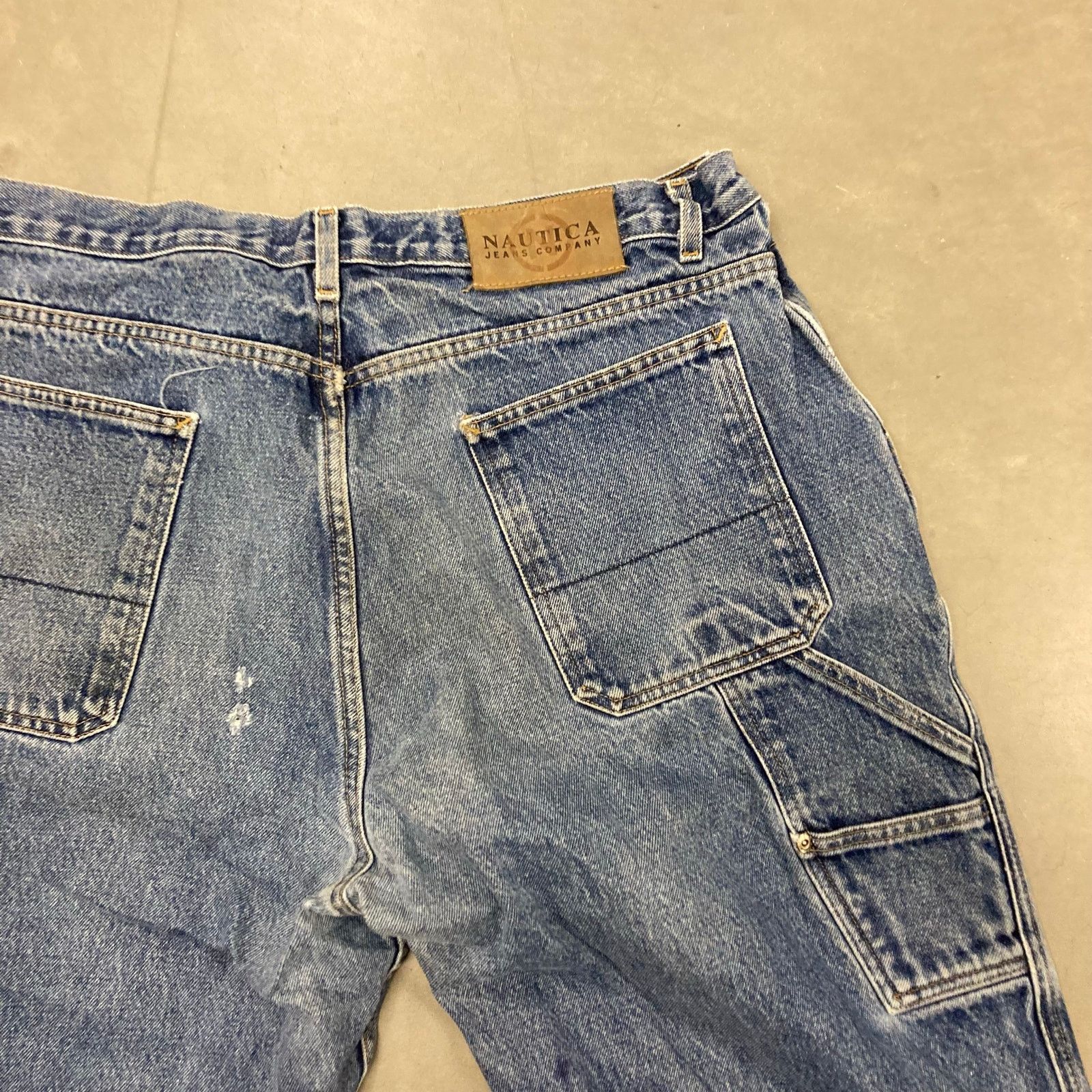 Nautica × Vintage vintage Y2K baggy nautica carpenter jeans 38x34 Size US 38 / EU 54 - 3 Thumbnail