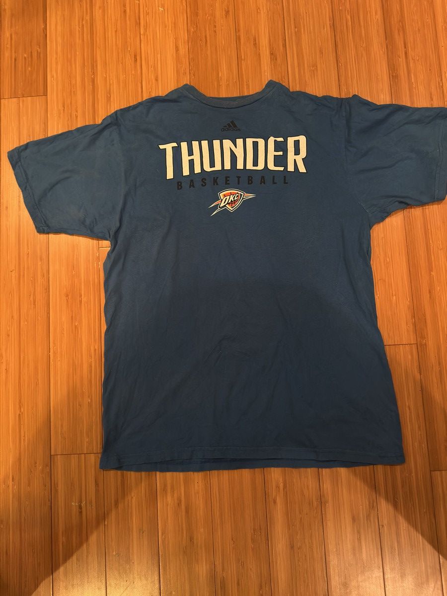 Adidas Vintage OKC Thunder Shirt Size US L / EU 52-54 / 3 - 1 Thumbnail