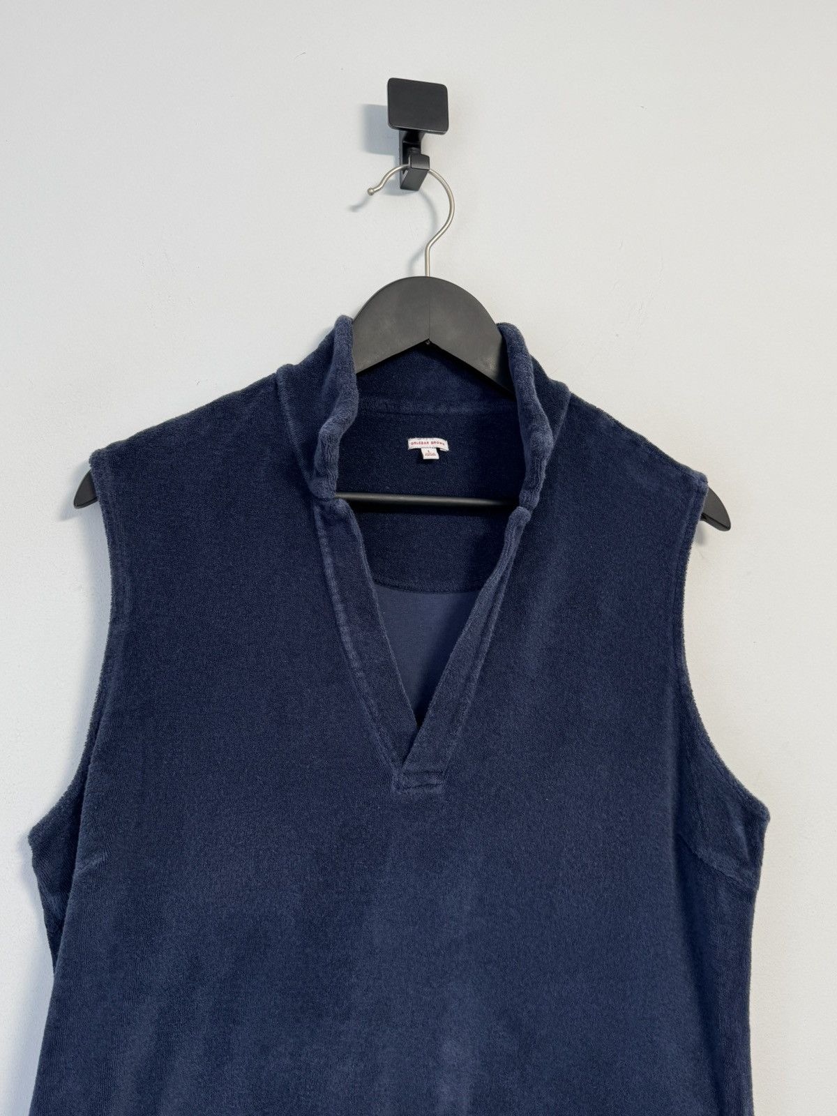 Other Orlebar Brown Cotton Terry Beach Dress Swim Cover Up Navy Size L / US 10 / IT 46 - 2 Thumbnail