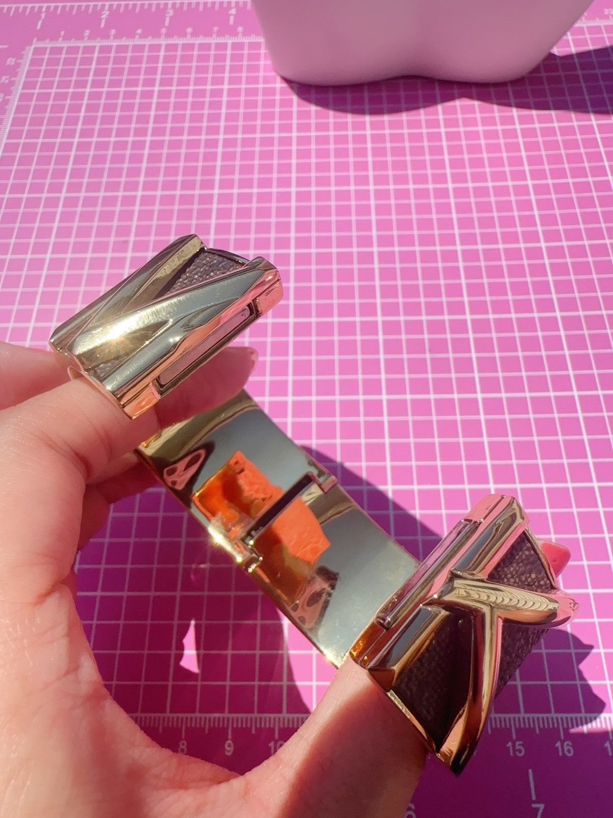Michael Kors $150 MKJ7971710 Michael Kors Gold-Tone Matt Bangle Bracelet Size ONE SIZE - 7 Thumbnail