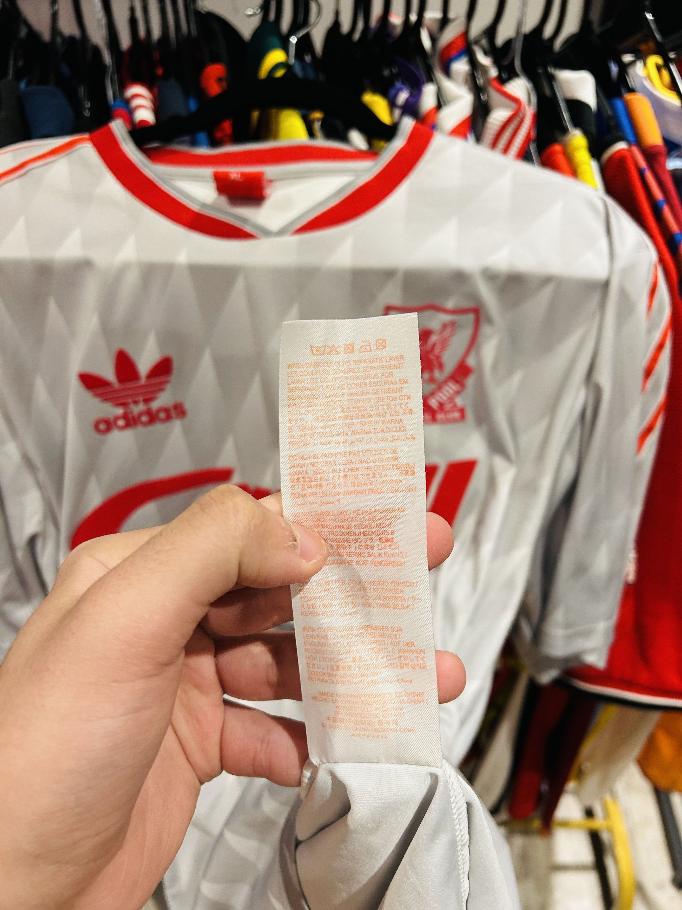 Vintage Liverpool 1989/90 away (remake) Size US XL / EU 56 / 4 - 6 Thumbnail