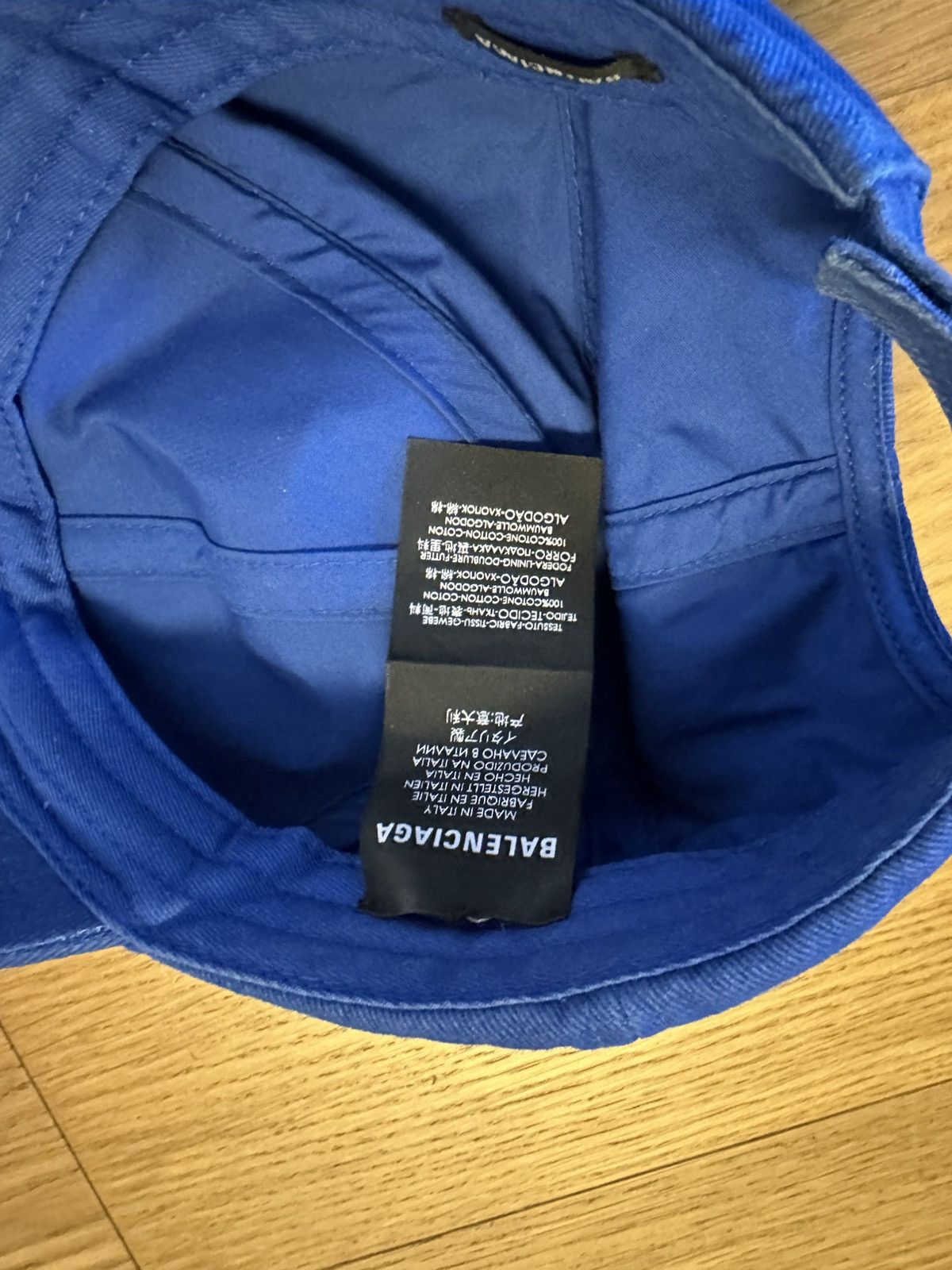 Balenciaga Balenciaga blue hat with logo Size ONE SIZE - 5 Thumbnail
