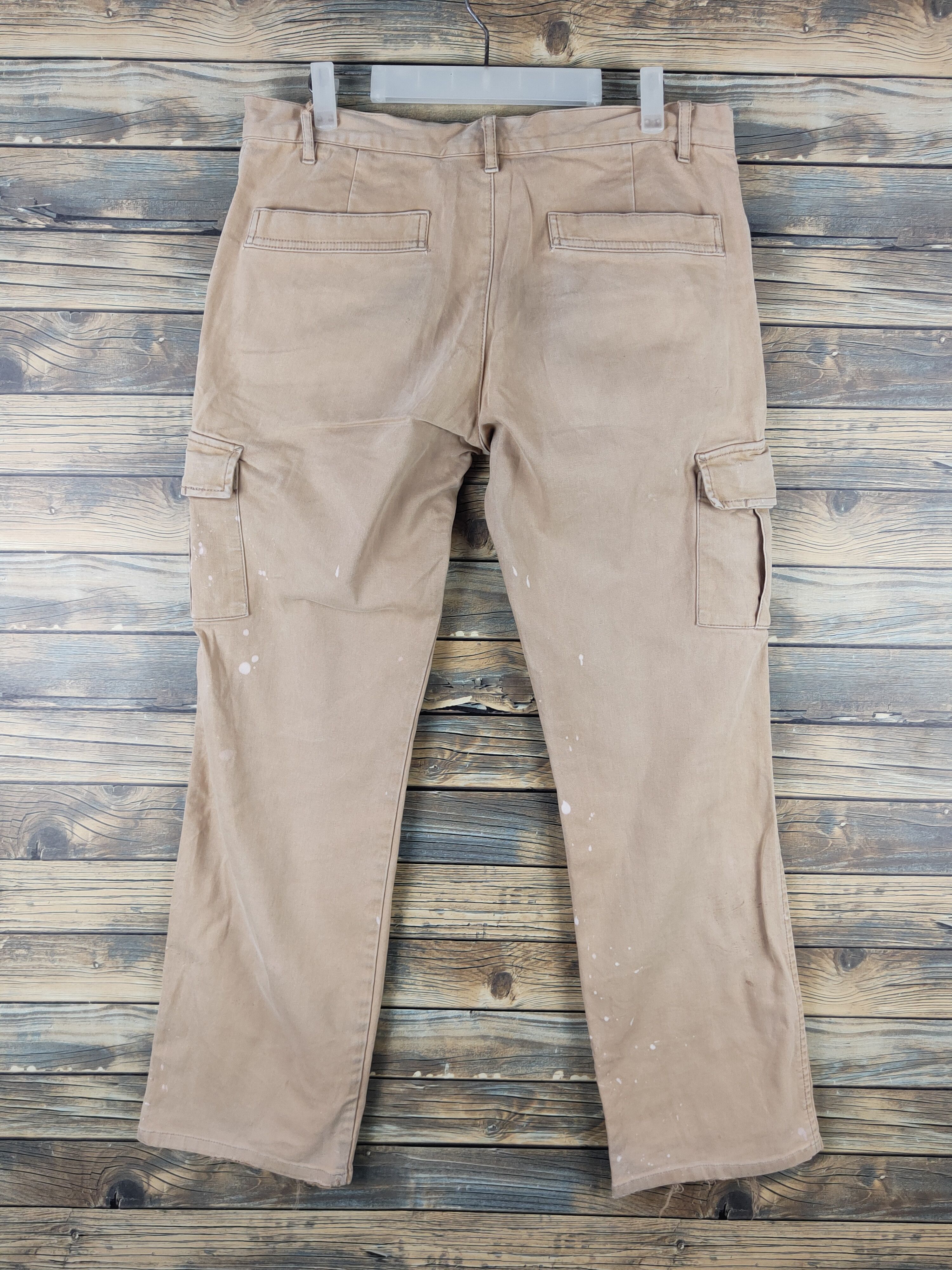 Japanese Brand DL Boycott Beige Multipocket Cargo Pants #2367 Size US 32 / EU 48 - 7 Thumbnail