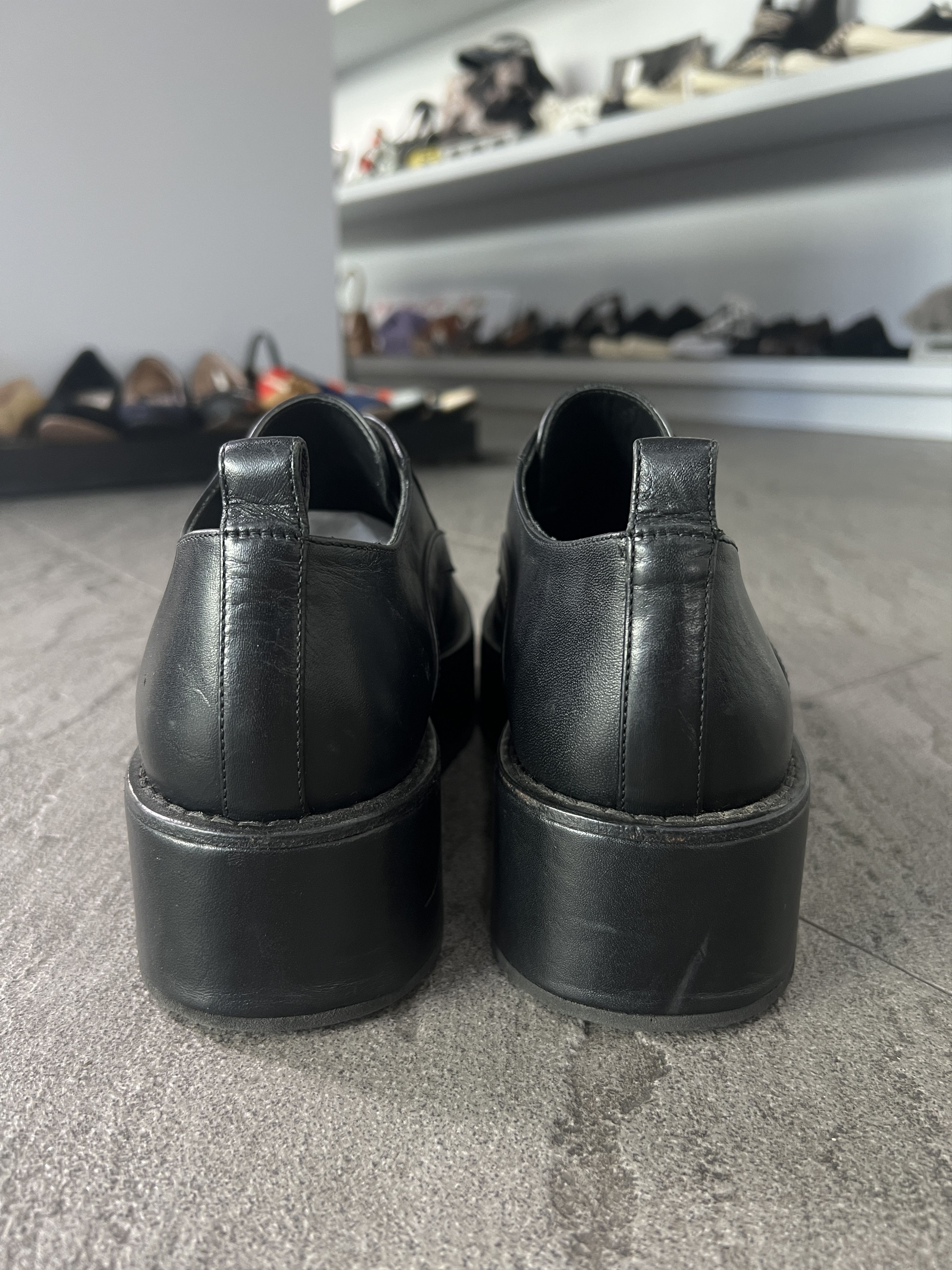 Ann Demeulemeester Ann Demeulemeester Platform Derby Shoes Black EU42 Size US 9 / EU 42 - 6 Thumbnail