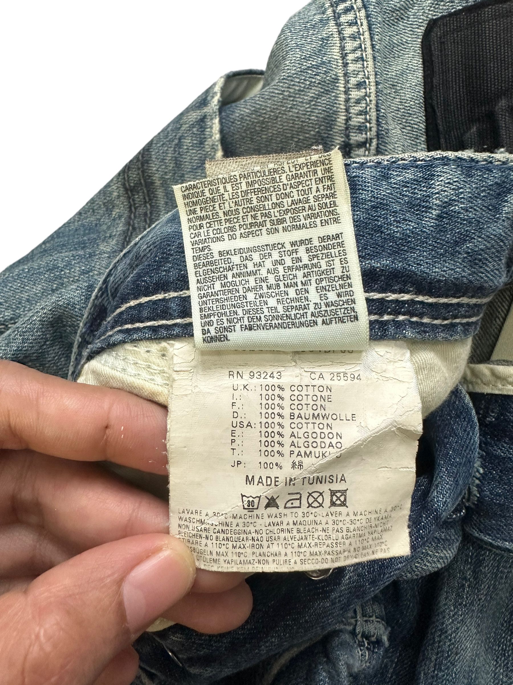 Diesel DIESEL FLAGIX CARPENTER CARGO DENIM PANT #7919-190 Size US 34 / EU 50 - 11 Thumbnail