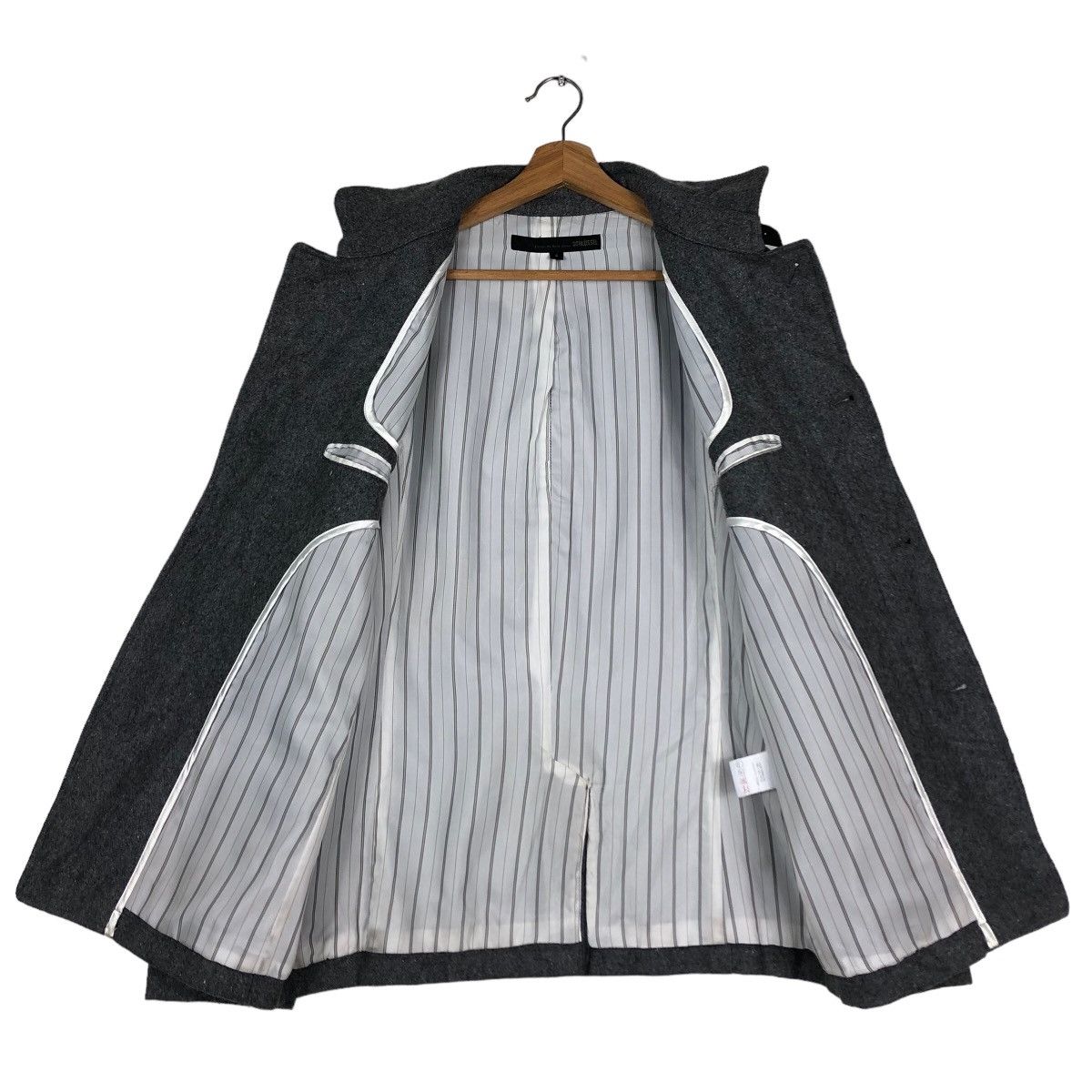 Schlussel 🔥Vintage Wool Work Jacket Schlussel Japan Issey Miyake Size US M / EU 48-50 / 2 - 13 Thumbnail