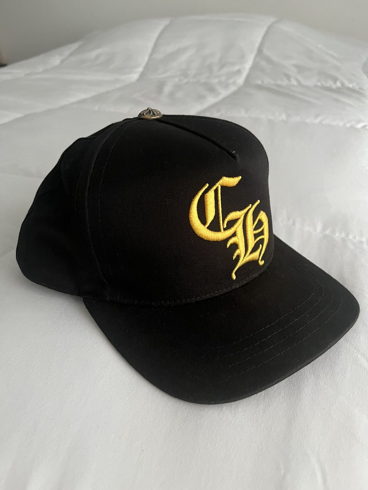 Pre-owned Chrome Hearts Ch Hat In Black