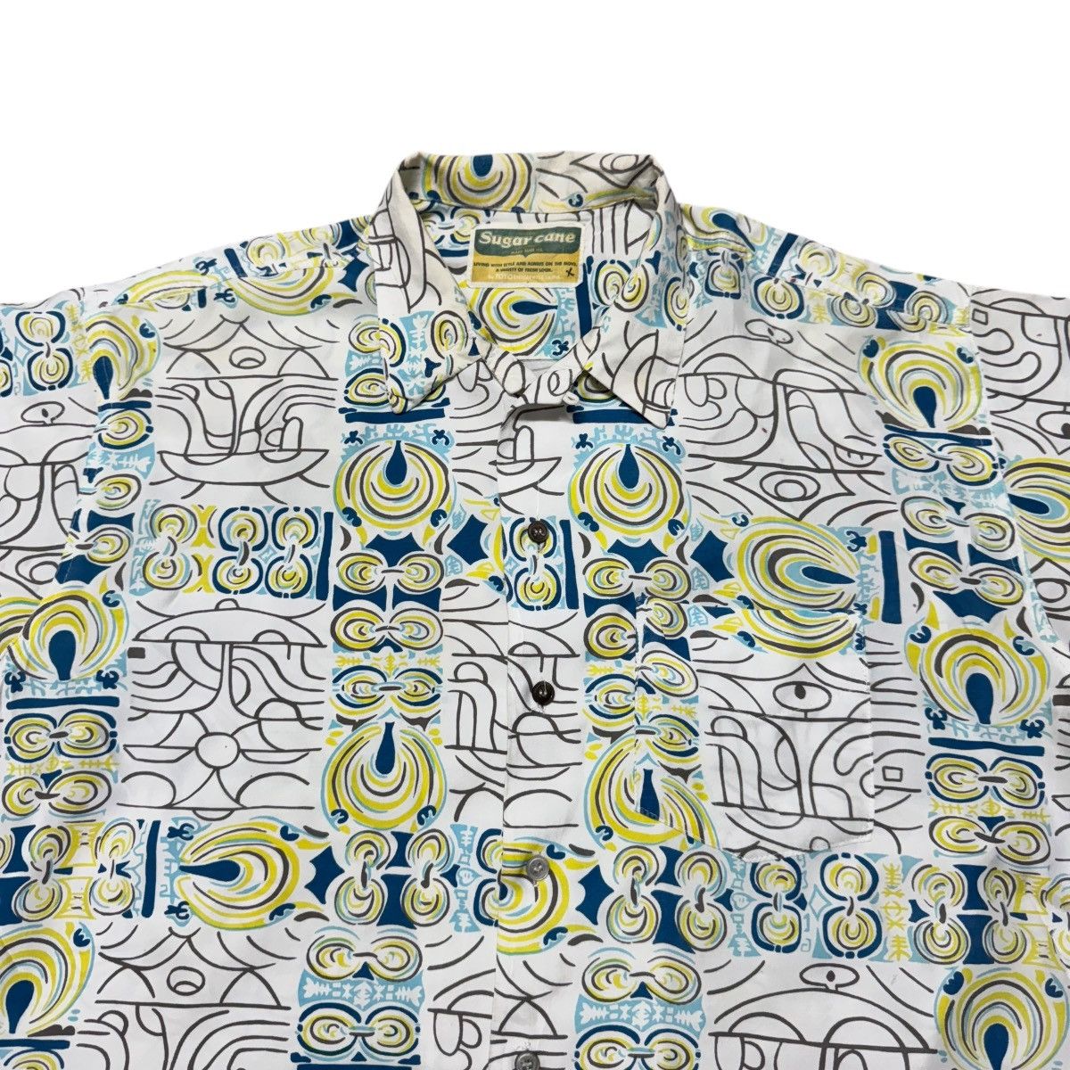 Sugar Cane Sugarcane Abstract Rayon Shirt Size US M / EU 48-50 / 2 - 3 Thumbnail