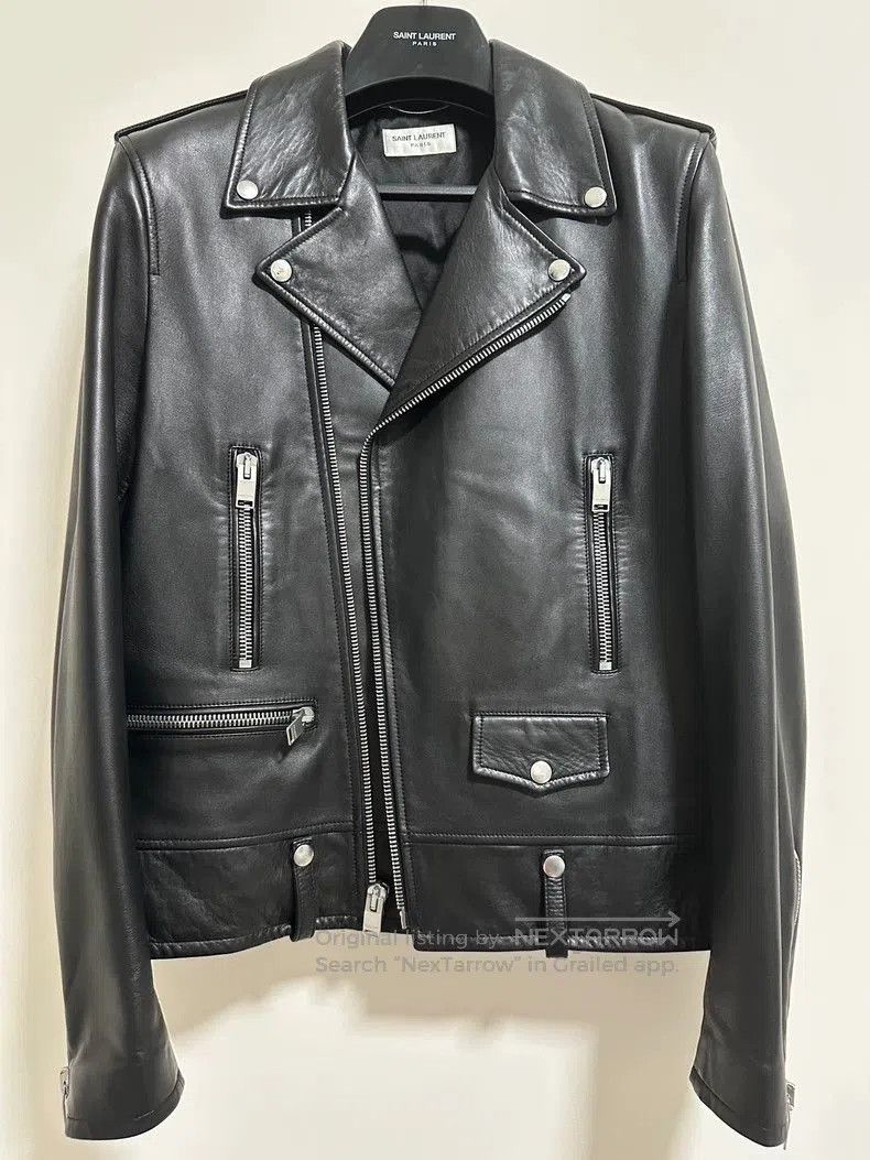 Saint Laurent SLP18FW LO1 Leather Jacket.