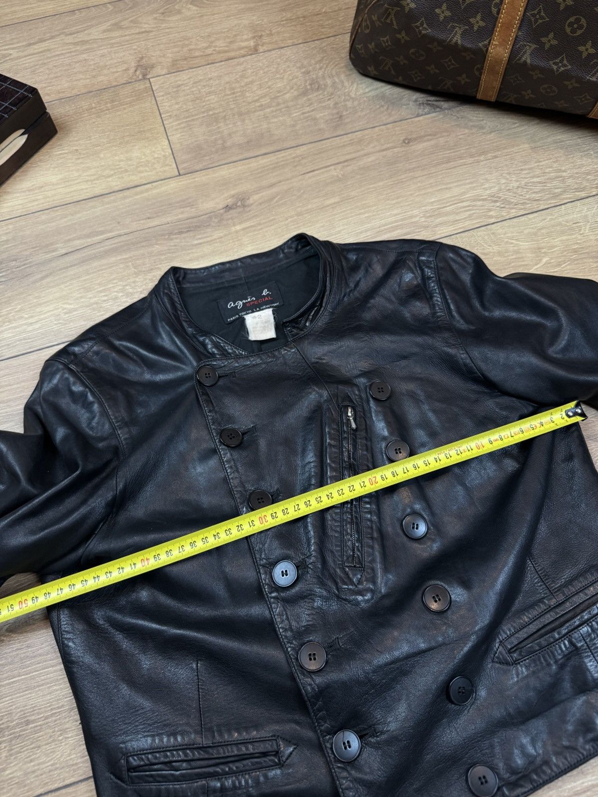 agnes b. Leather jacket Agnes B. Paris original luxury rare item Size M / US 6-8 / IT 42-44 - 4 Thumbnail