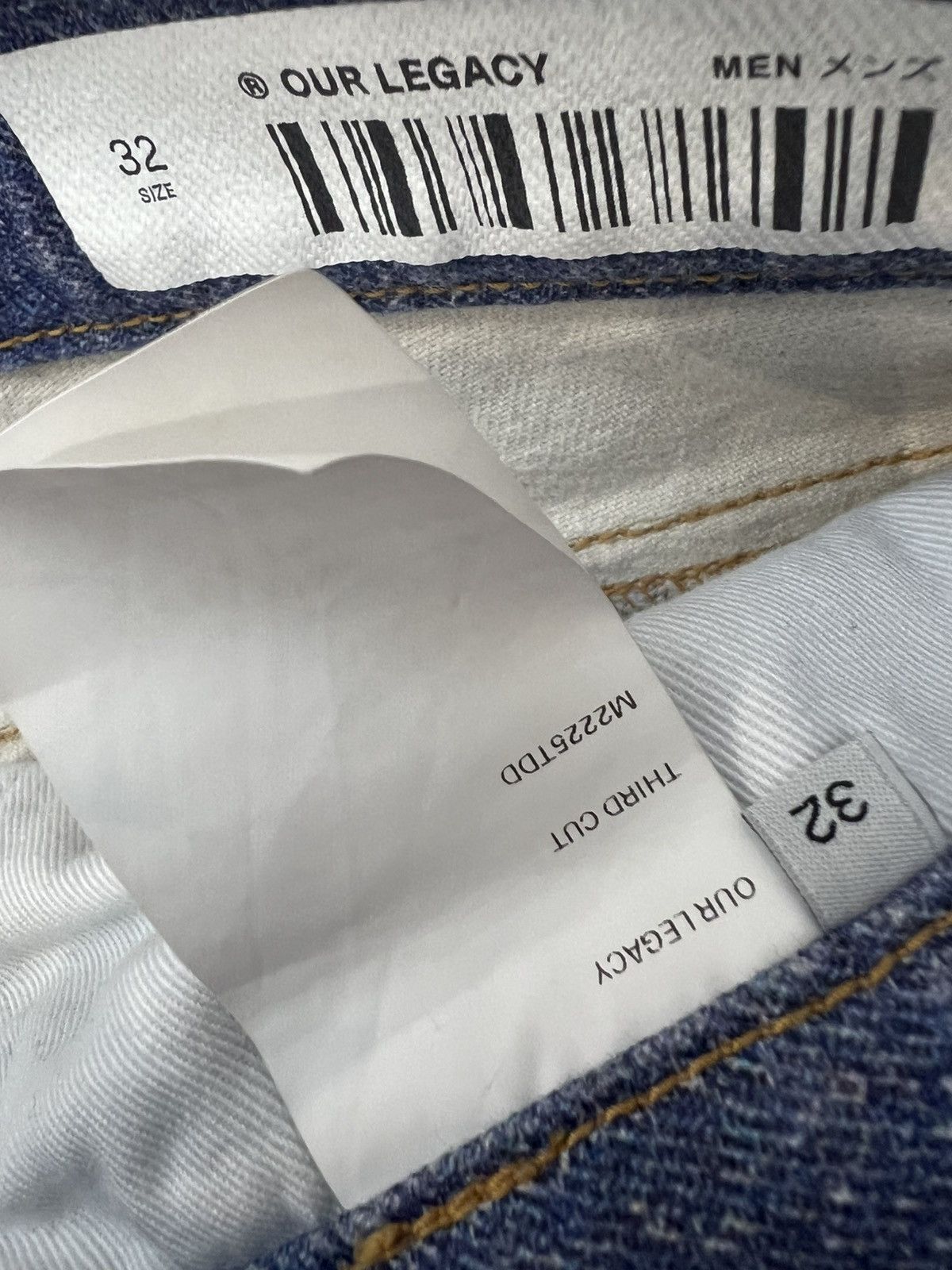 Our Legacy Our legacy digital dual denim third cut jeans Size US 32 / EU 48 - 5 Thumbnail