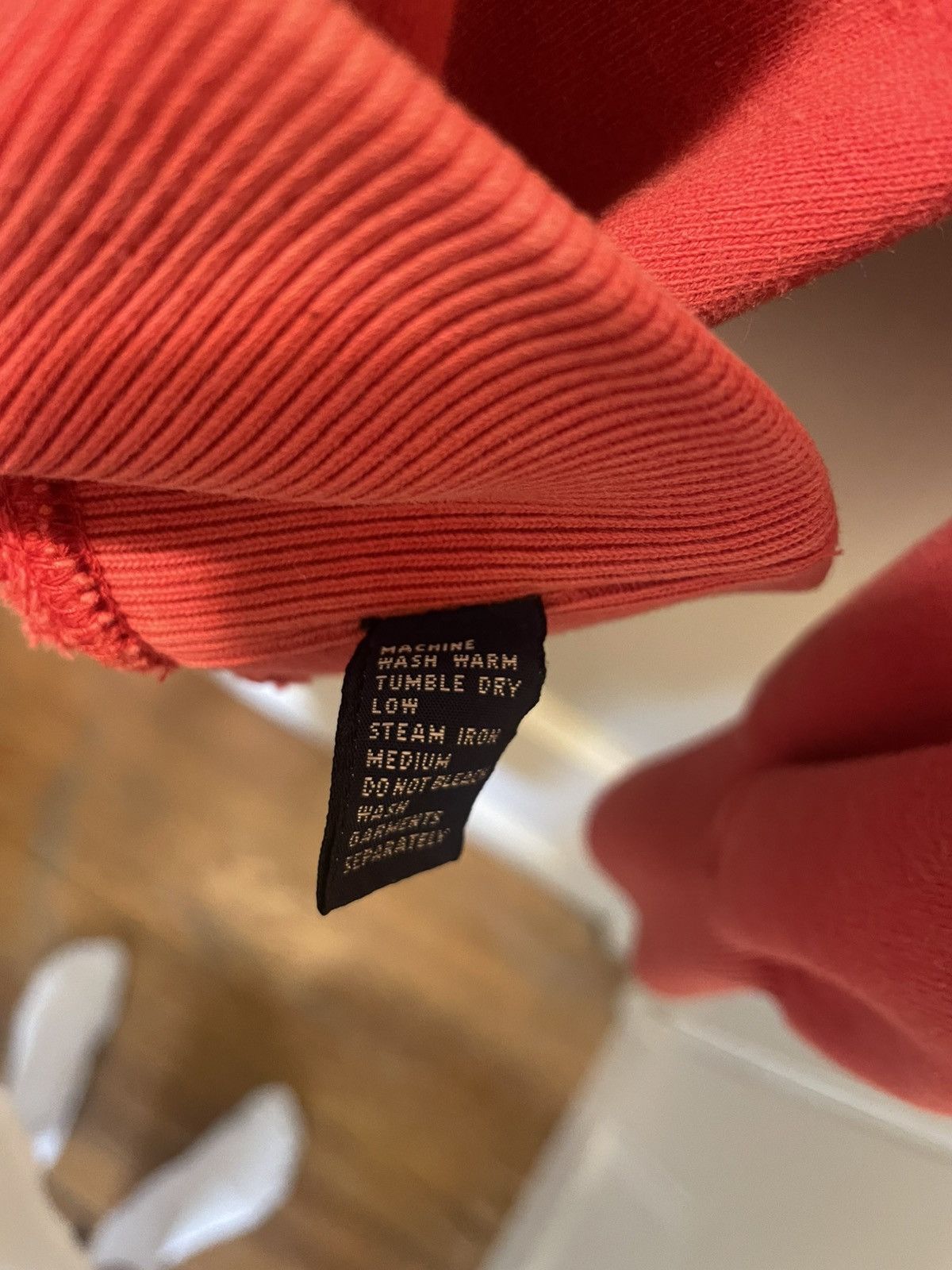 Polo Ralph Lauren × Vintage Vintage Red Navy Striped Crewneck Size US L / EU 52-54 / 3 - 5 Thumbnail
