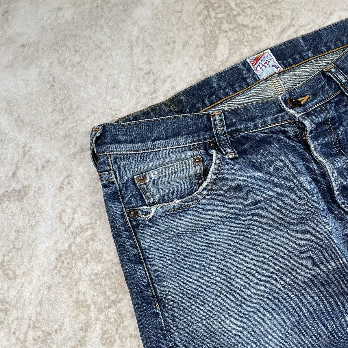 Japanese Brand × Prps PRPS Japan Opium Carti Distressed Baggy Denim Jeans Size US 34 / EU 50 - 4 Thumbnail
