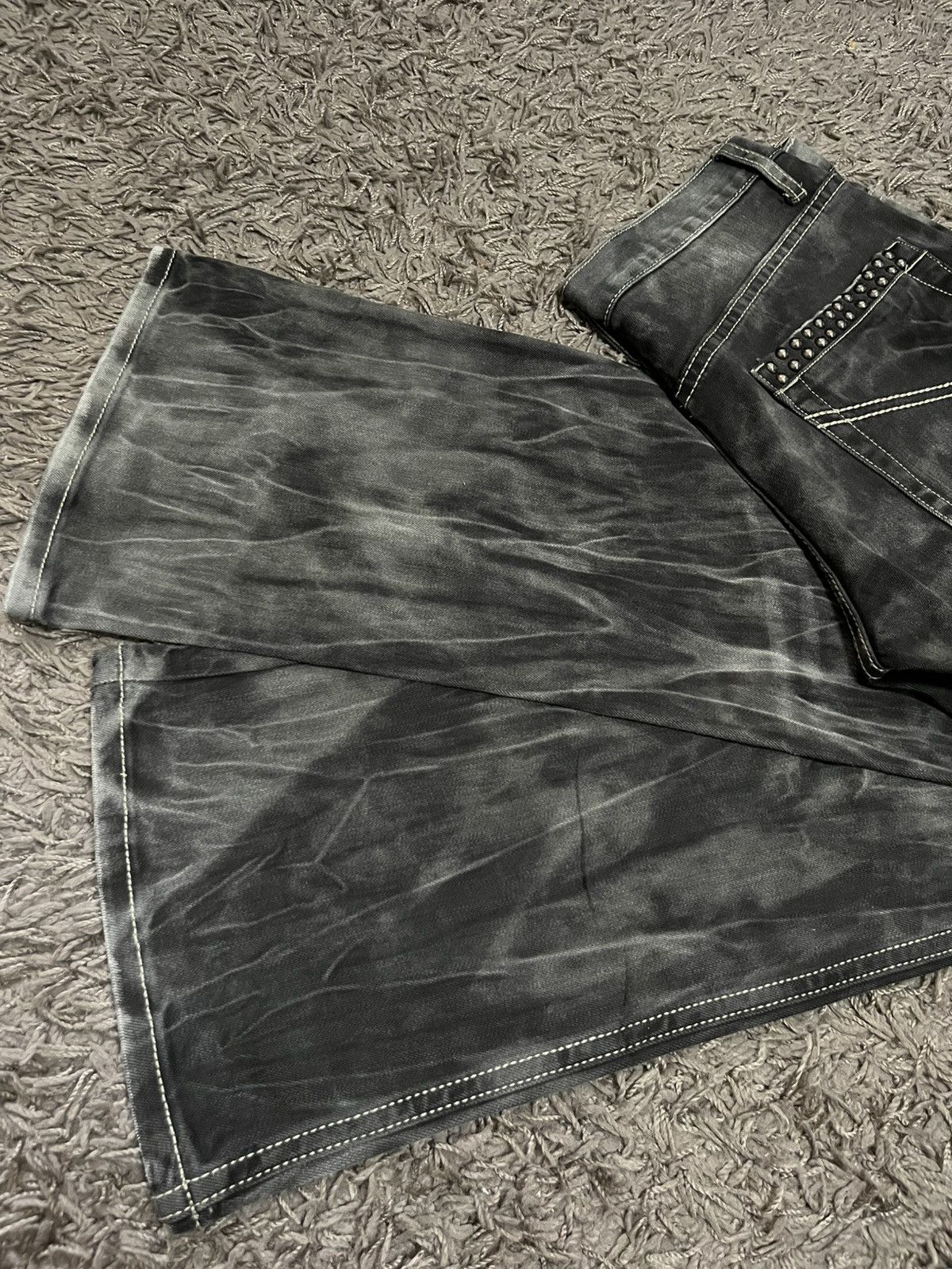 semanticdesign 1990s flared smoked wash stud #I2 Size US 30 / EU 46 - 8 Thumbnail