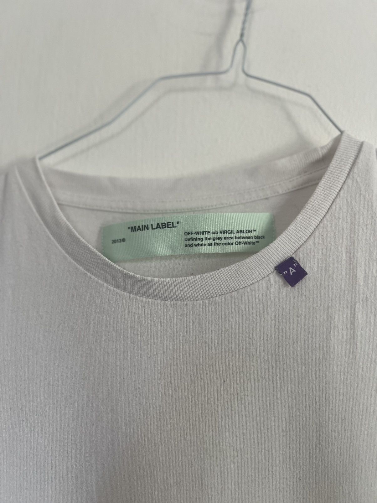 Off-White Off white wings logo TEE Size US S / EU 44-46 / 1 - 6 Thumbnail