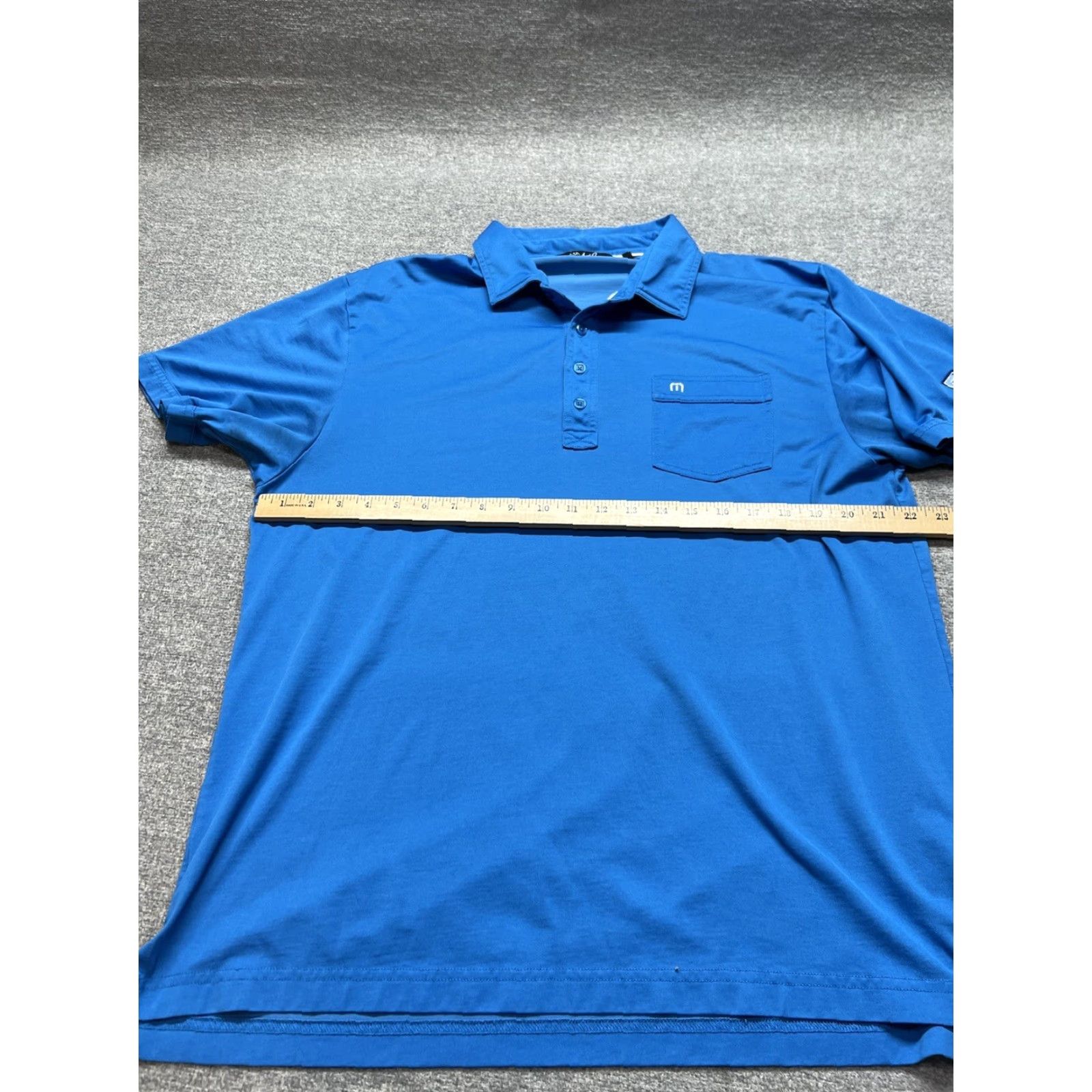 TravisMathew Travis Mathew Polo Shirt Mens XL Blue Golf Short Sleeve Casual Polo Shirt XL Mens Blue Golf Travis Mathew Size US XL / EU 56 / 4 - 6 Thumbnail