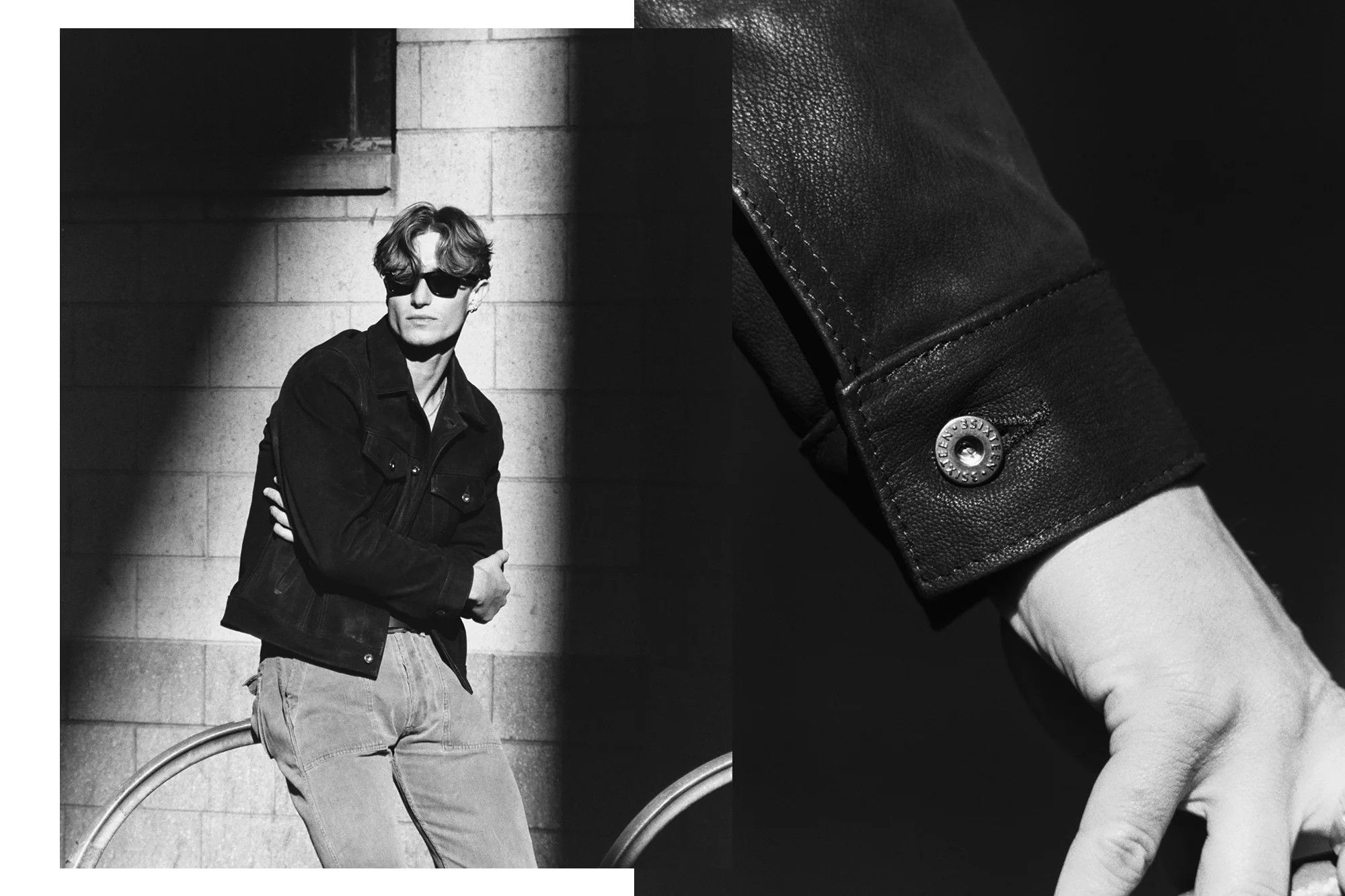 3sixteen × Schott 3sixteen x Schott Black Goatskin Type 3 Jacket Size US S / EU 44-46 / 1 - 3 Thumbnail