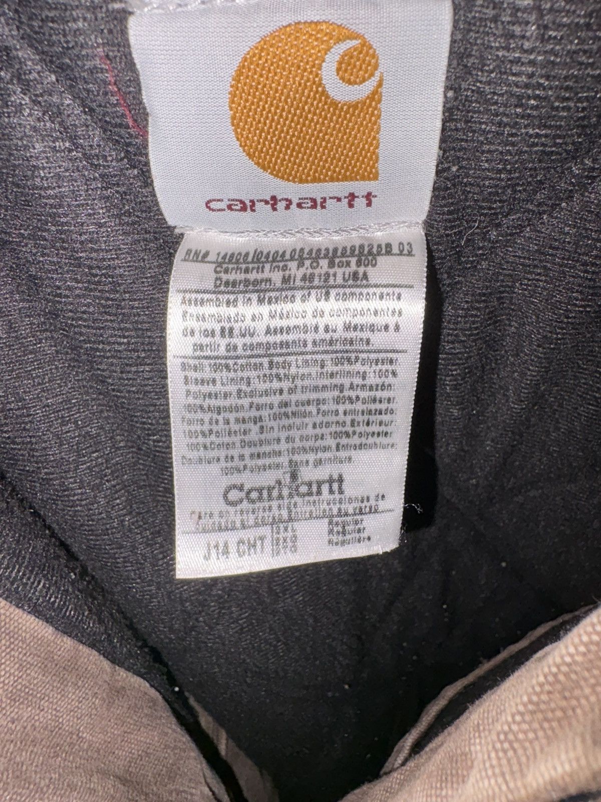 Carhartt Vintage 90s Carhartt J14 CHT Santa Fe Men's Jacket Brown XXl Size US XL / EU 56 / 4 - 1 Thumbnail
