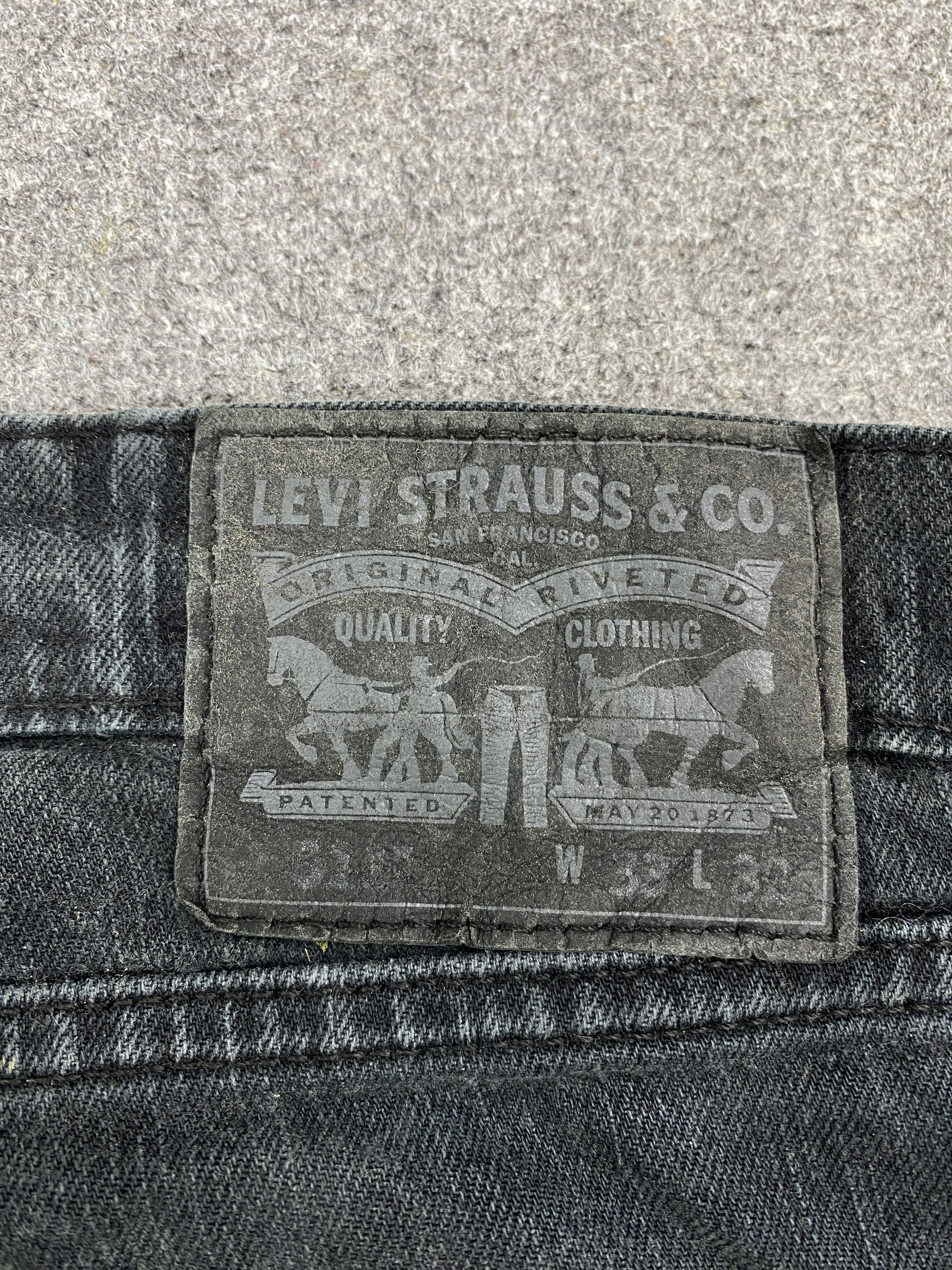 Levi's Vintage Levis 550 Faded Black Jeans 32x32 S0043 Size US 32 / EU 48 - 5 Thumbnail
