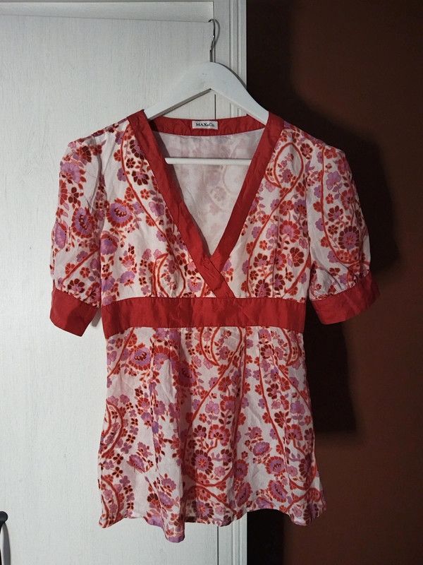 MAX&Co. Max&Co 100% silk blouse Size S / US 4 / IT 40 - 1 Thumbnail