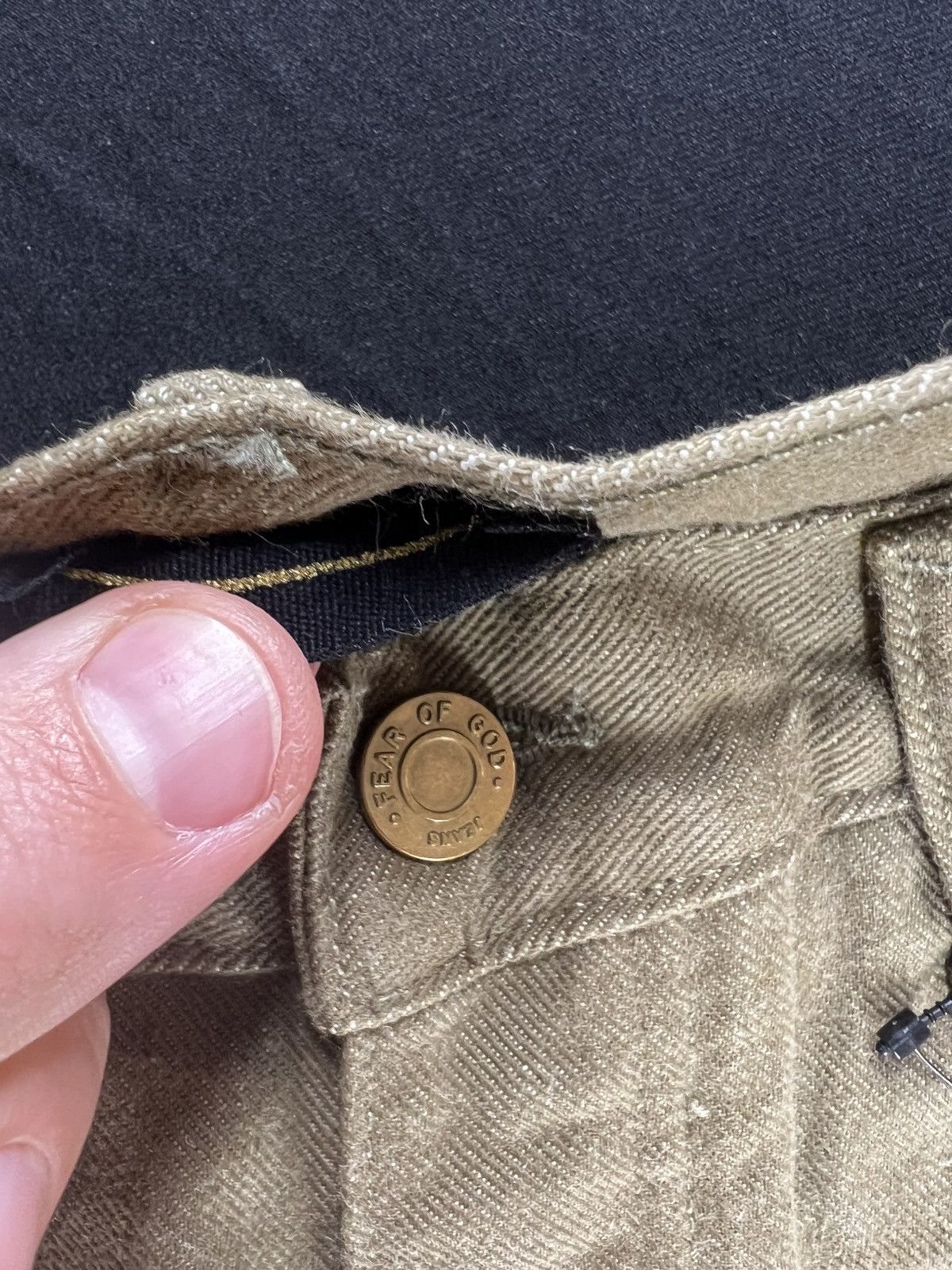 Fear of God FEAR OF GOD 5TH COLLECTION SELVEDGE VINTAGE GOLD size 31 Size US 31 - 9 Thumbnail
