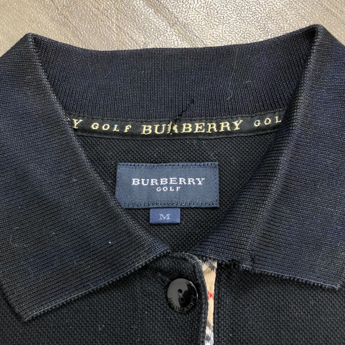 Burberry × Designer × Vintage Vintage Burberry Golf Nova Check Polo Shirt Women Size M / US 6-8 / IT 42-44 - 9 Thumbnail