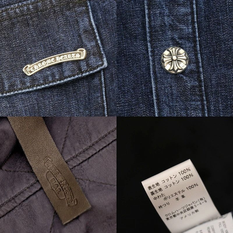Chrome Hearts Chrome Hearts Denim Work'N Shirt Size US XL / EU 56 / 4 - 3 Thumbnail