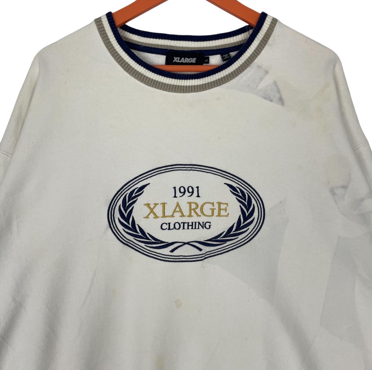 Xlarge Vintage XLarge Japan Spell Out Logo Pullover Sweatshirt Size US L / EU 52-54 / 3 - 4 Thumbnail