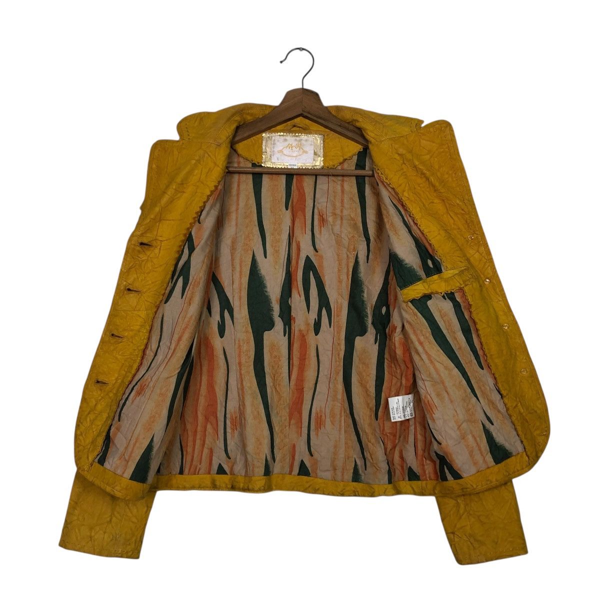 Japanese Brand 🔥VINTAGE CROPPED LEATHER JACKET SHEEPSKIN ISSEY MIYAKE Size M / US 6-8 / IT 42-44 - 15 Thumbnail