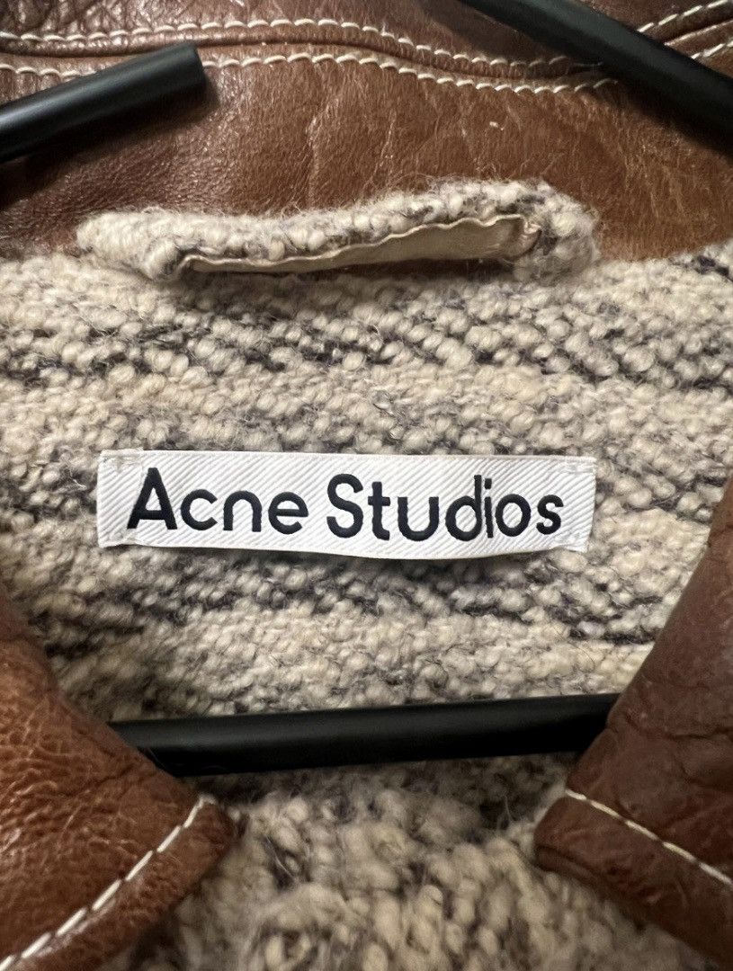 Acne Studios RARE GRAIL acne studios leather collar trucker jacket Size US M / EU 48-50 / 2 - 10 Thumbnail