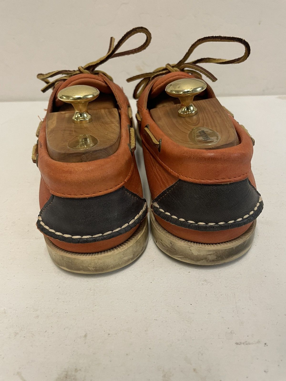 Ralph Lauren Black Label Colorblock Leather Boat Shoe Size US 9.5 / EU 42-43 - 3 Thumbnail
