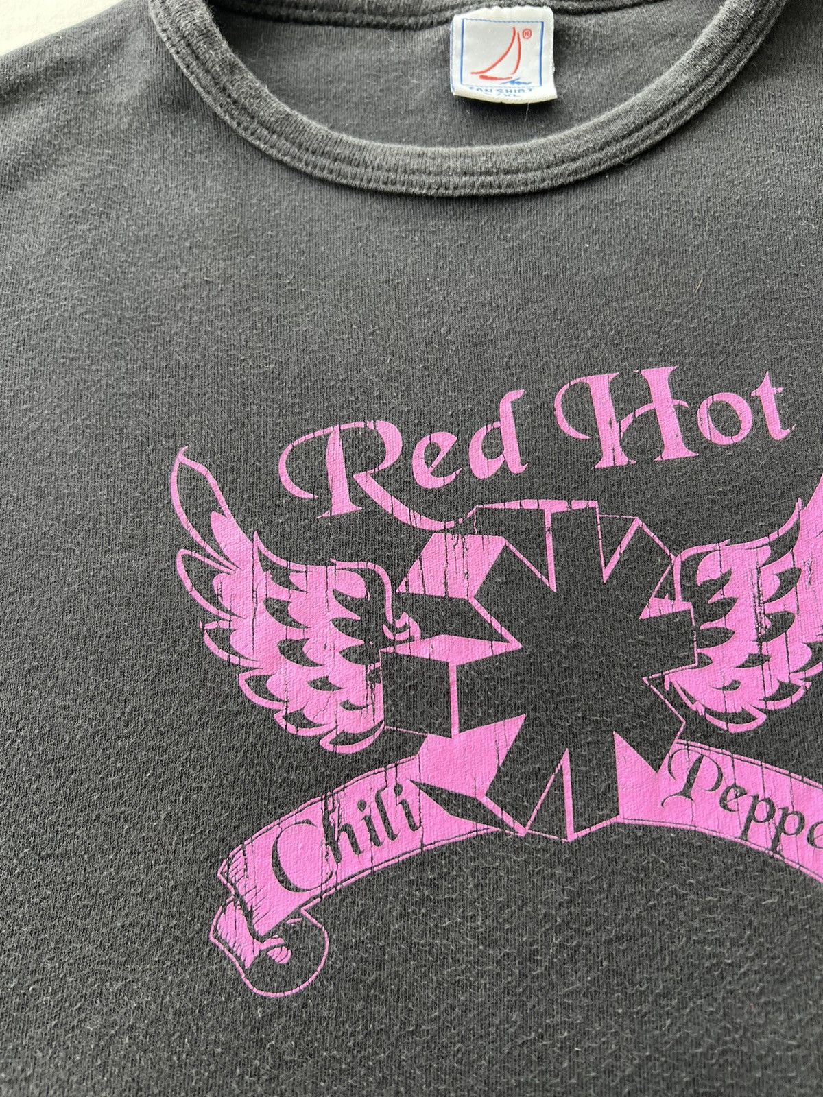Band Tees Vintage 2000s Red Hot Chili Peppers Womens Black T-shirt Size L / US 10 / IT 46 - 7 Thumbnail