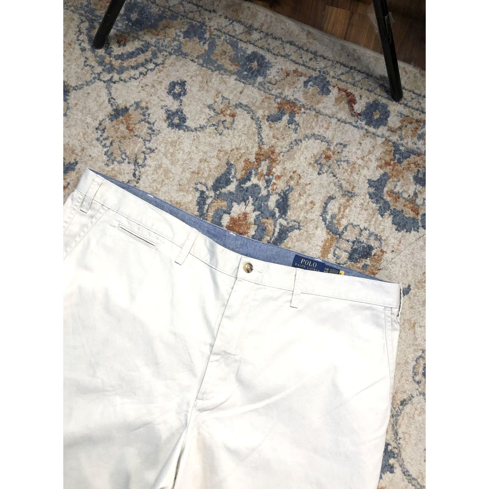 Polo Ralph Lauren Polo Ralph Lauren Shorts Mens 44 Beige Classic Fit Chino 9 Inseam Casual Summer Size US XXL / EU 58 / 5 - 6 Thumbnail