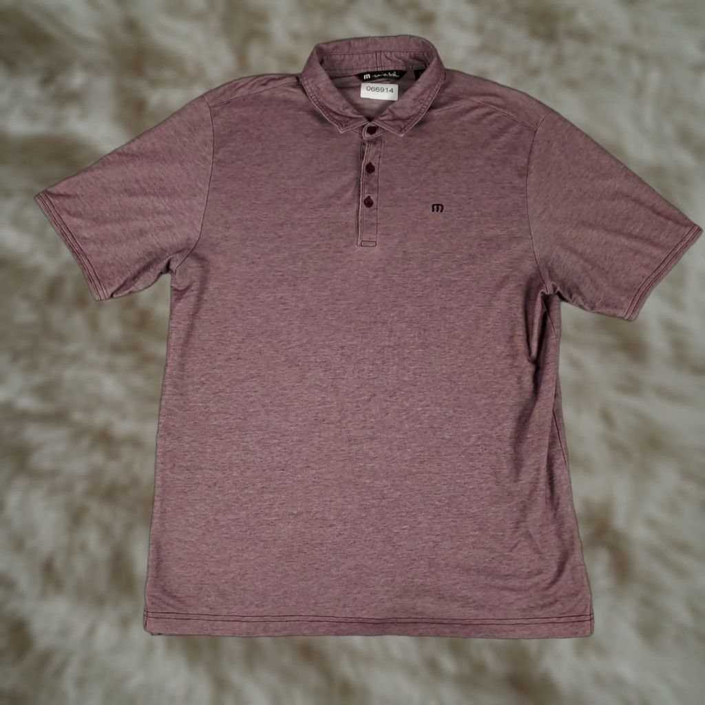TravisMathew Travis Mathew Polo Shirt Mens Size L Red Golf Casual Short Sleeve Size US L / EU 52-54 / 3 - 1 Thumbnail