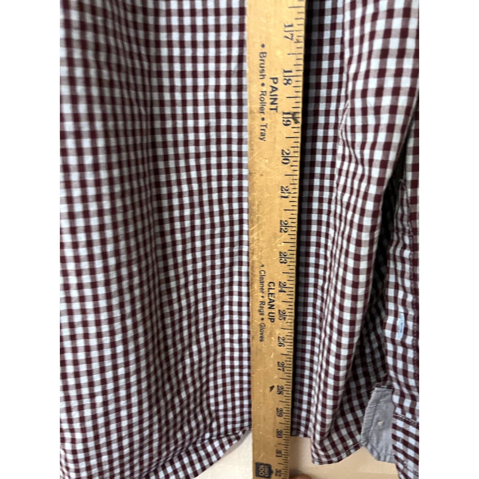 Izod IZOD Shirt Mens XL Multicolor Gingham Plaid Button-Up Long Sleeve Chest Pocket Mens Size US XL / EU 56 / 4 - 4 Thumbnail