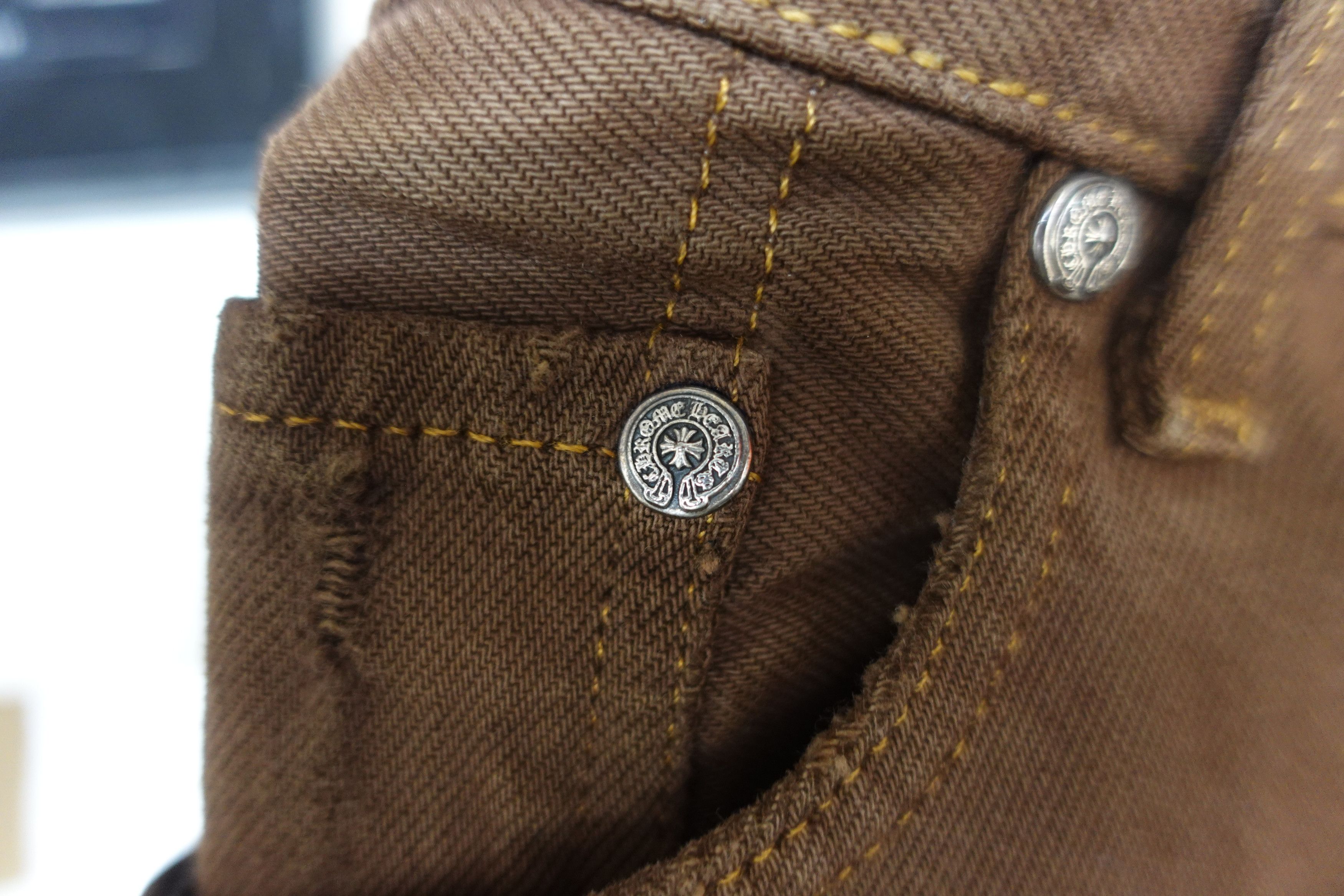 Chrome Hearts Chrome Hearts Cross Patch Denim Brown / Zebra Size US 36 / EU 52 - 5 Thumbnail