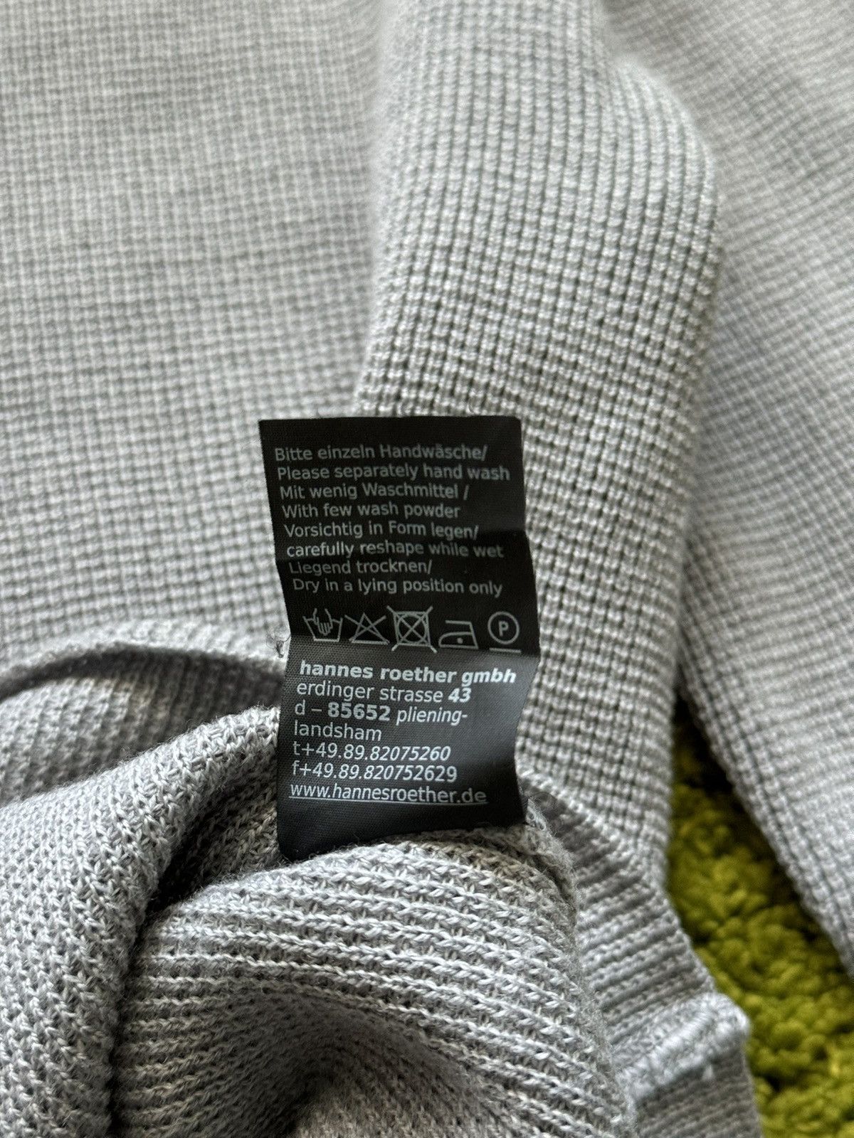 Designer × hannes roether Hannes Roether avant garde 100% wool sweater Size US S / EU 44-46 / 1 - 4 Thumbnail