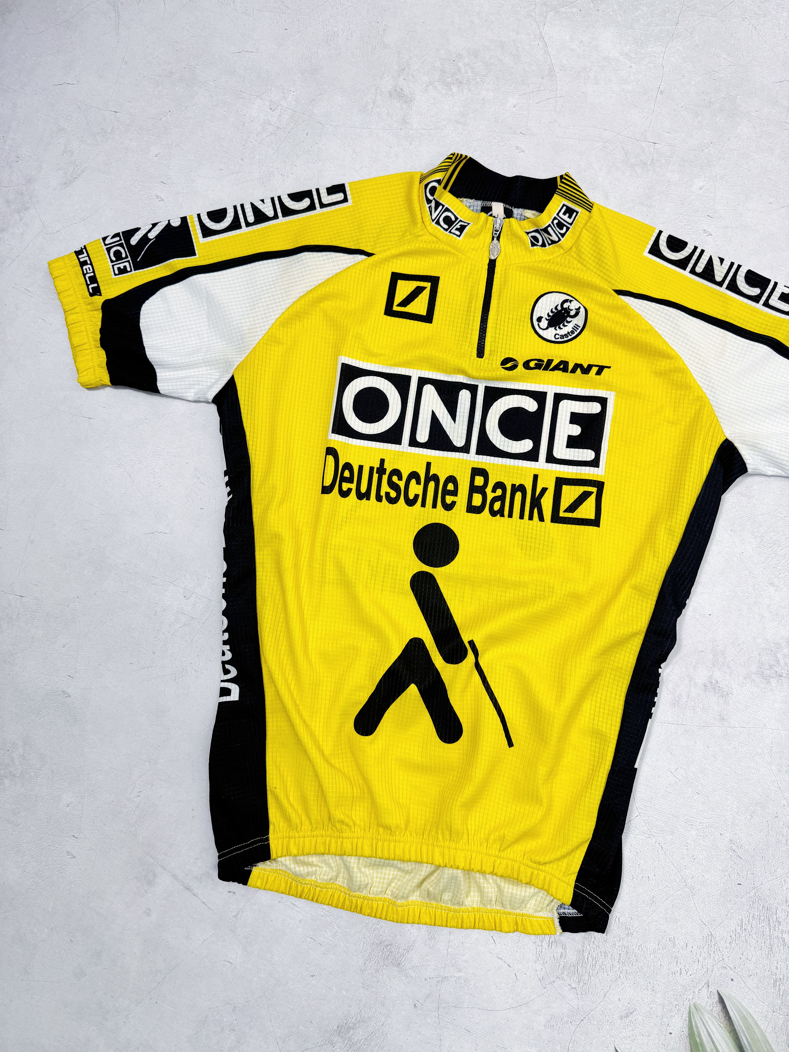 Vintage Vintage Castelli Cycling Jersey Giant Deutche Bank Once Size US M / EU 48-50 / 2 - 2 Thumbnail
