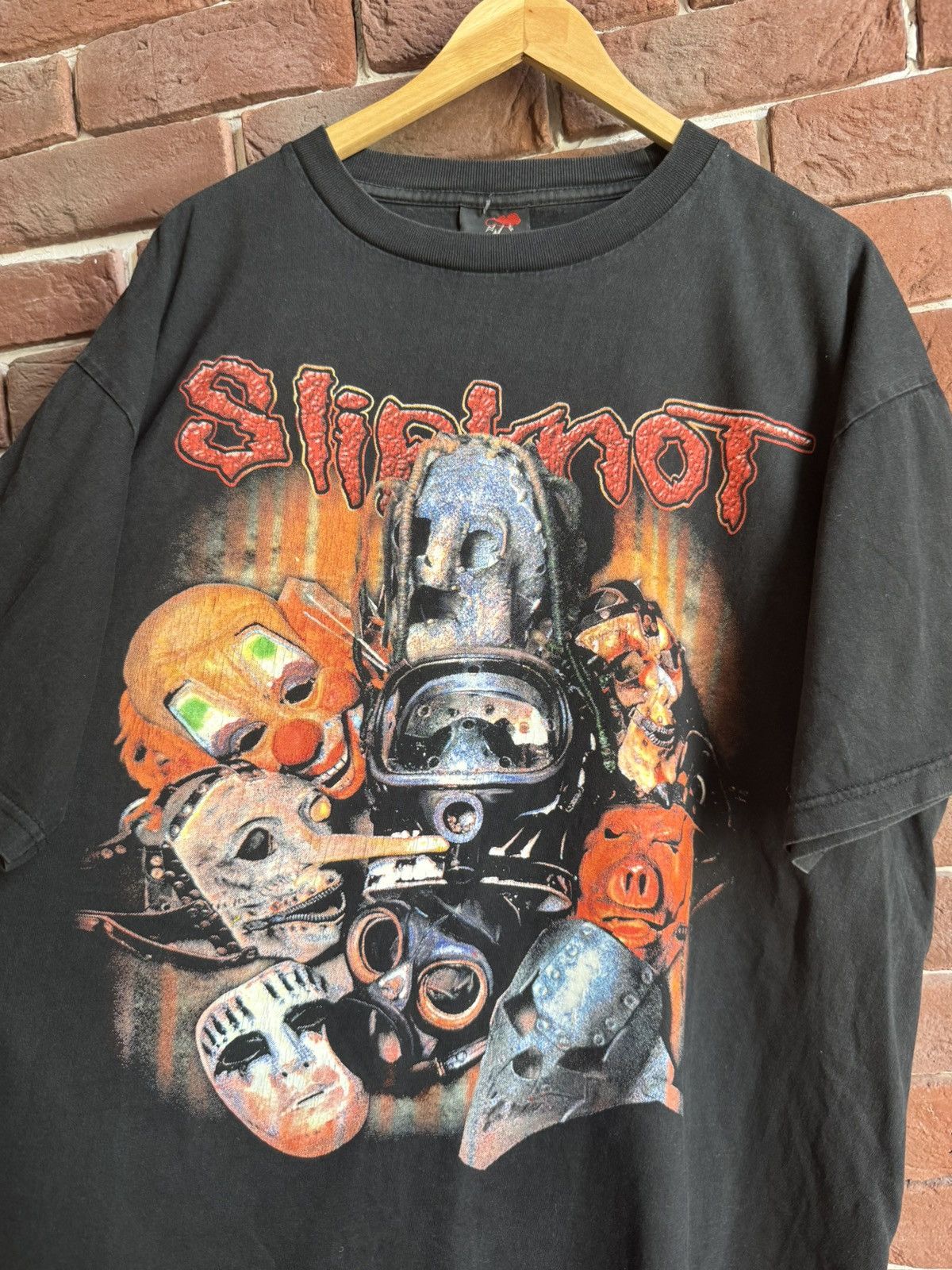 Band Tees 00s Slipknot IOWA Mask Nu Metal Band Tshirt Rare Grail XL Size US XL / EU 56 / 4 - 3 Thumbnail