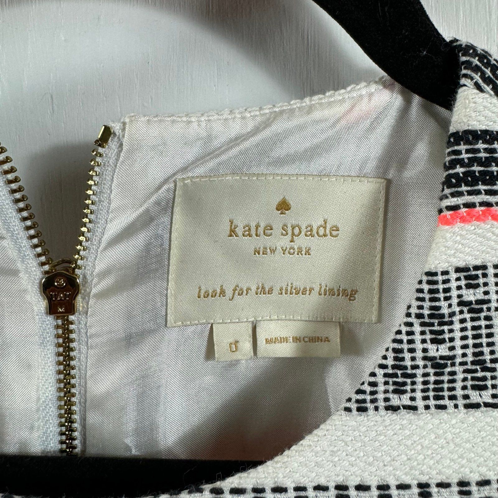 Kate Spade Kate Spade Womens NWT Flights of Fancy Ribbon Jacquard Line Size XS / US 0-2 / IT 36-38 - 6 Thumbnail