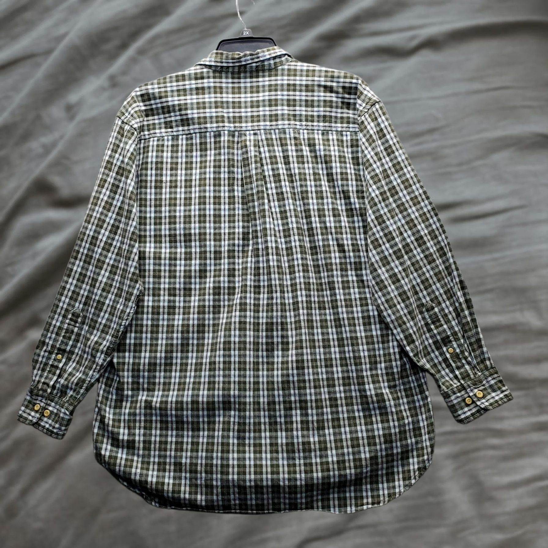 Greats Britches Great Outdoors Flannel Oxford Shirt Men XL Multicolor Plaid Button Down Size US XL / EU 56 / 4 - 1 Thumbnail