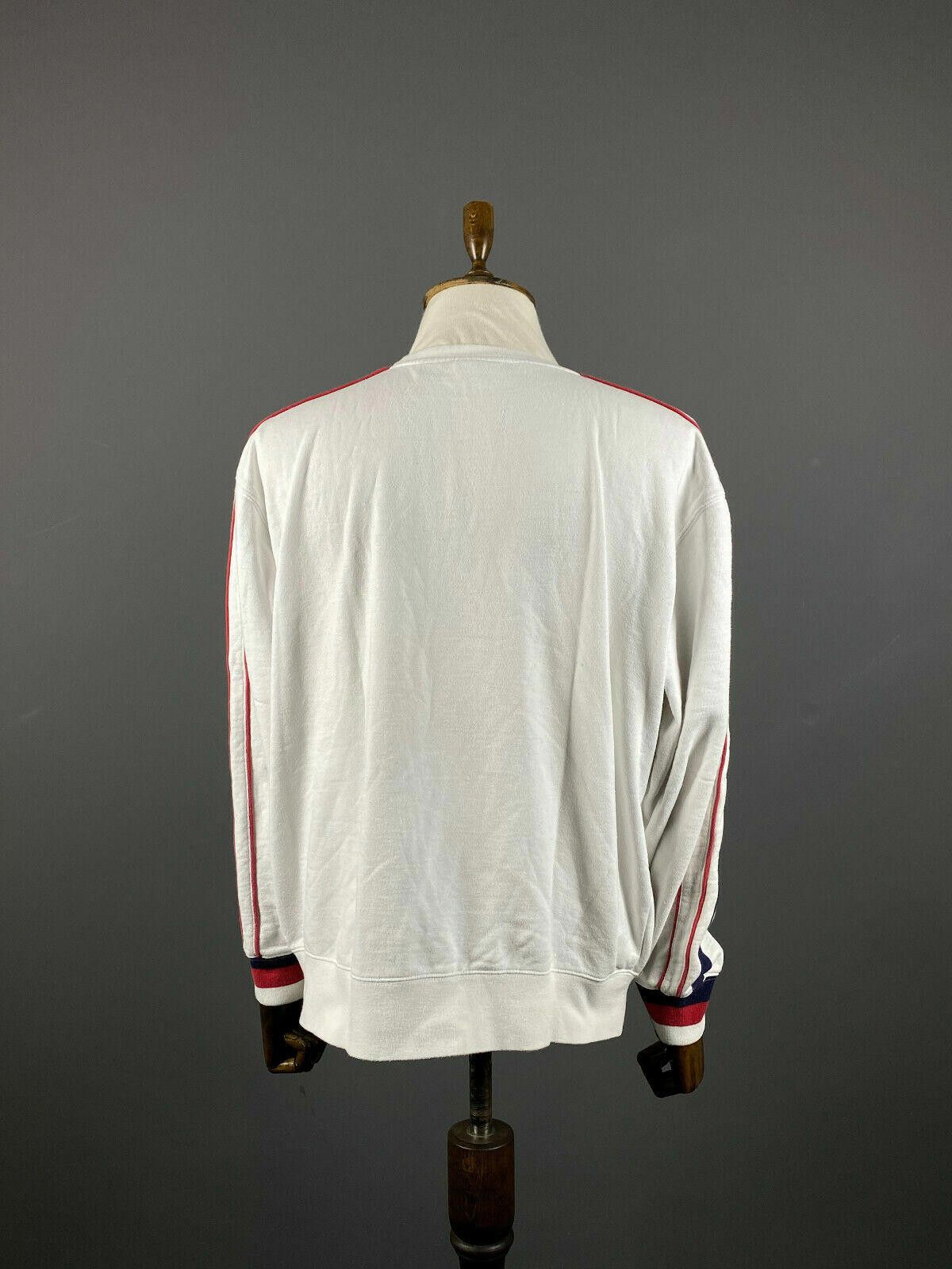 Fila Men FILA White Big Logo Crew Neck Sweatshirt Size XXL Size US XXL / EU 58 / 5 - 5 Thumbnail