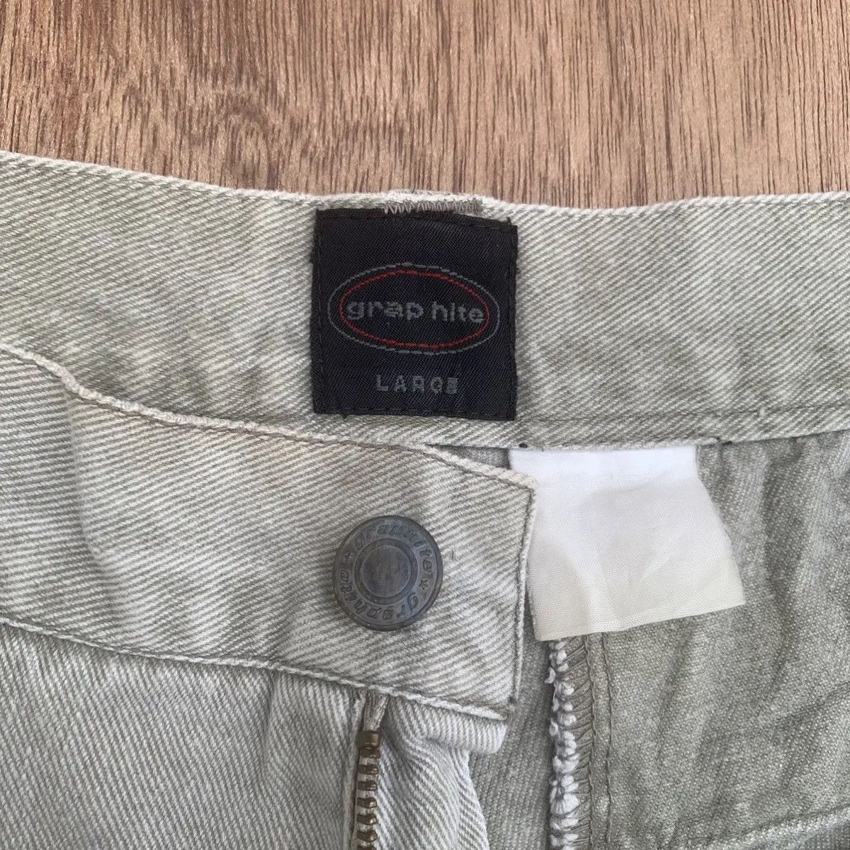 Japanese Brand BAGGY VINTAGE GRAP HITE TROUSERS SKATE GANG FADED PANTS Size US 30 / EU 46 - 8 Thumbnail